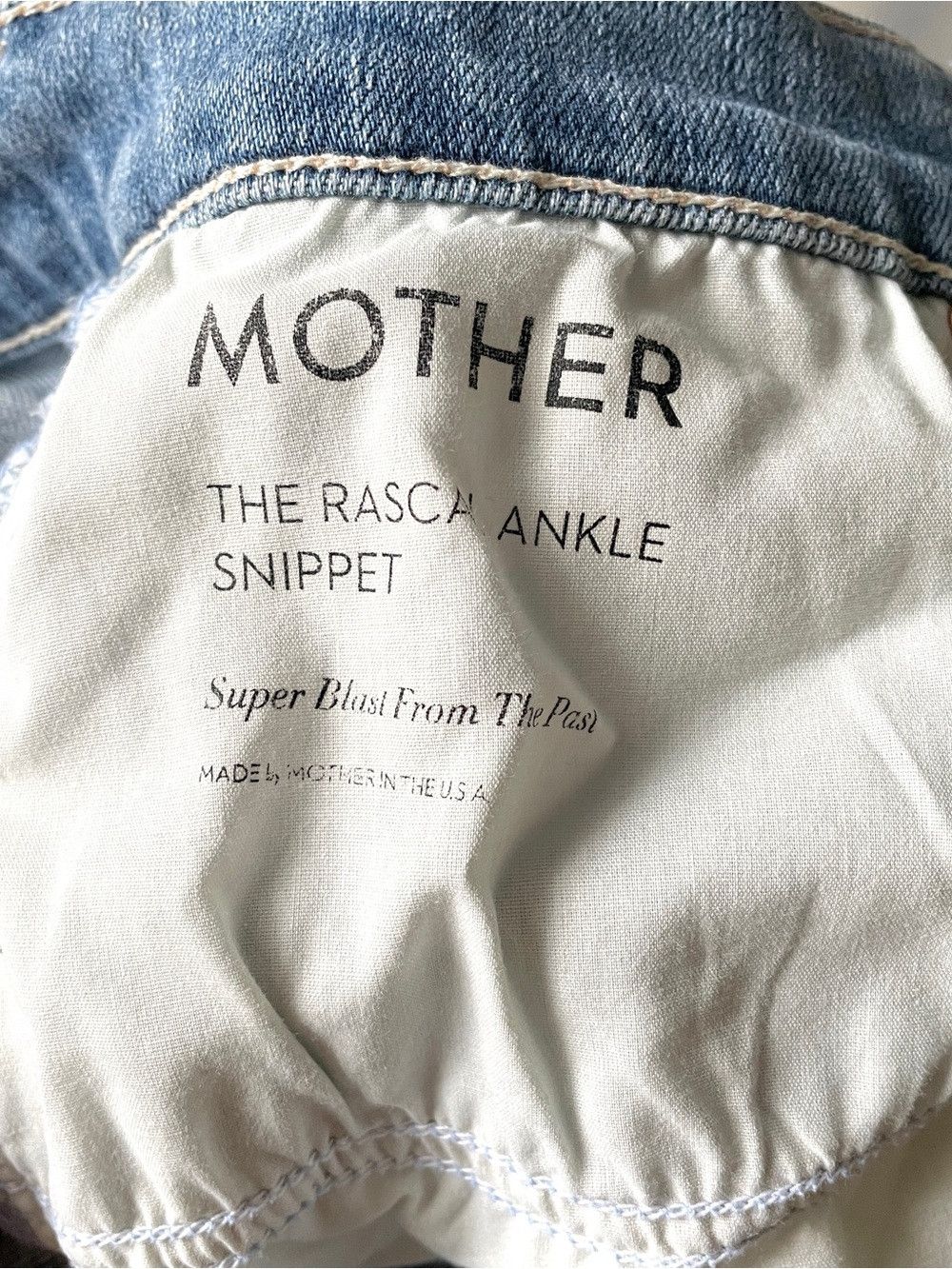 MOTHER MOTHER‎ The Rascal Ankle Snippet Mid Rise Straight Leg Jeans Size 30" / US 8 / IT 44 - 8 Thumbnail