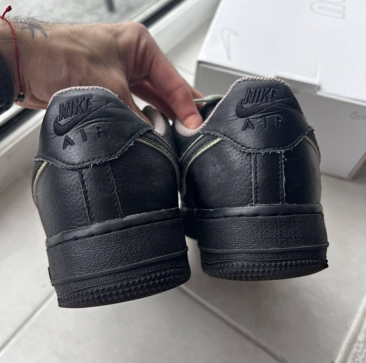Nike Nike Air Force 1 Black Size US 10 / EU 43 - 7 Thumbnail