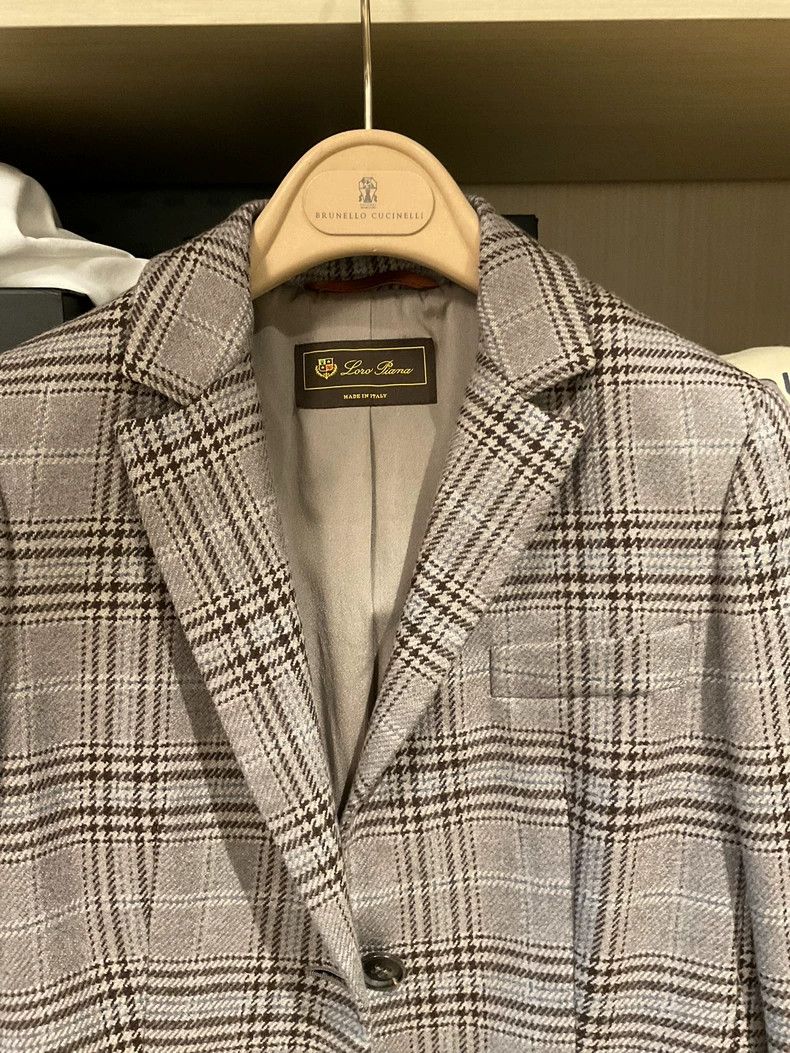 Loro Piana LORO PIANA Cashmere checkered suit Size XS / US 0-2 / IT 36-38 - 2 Thumbnail