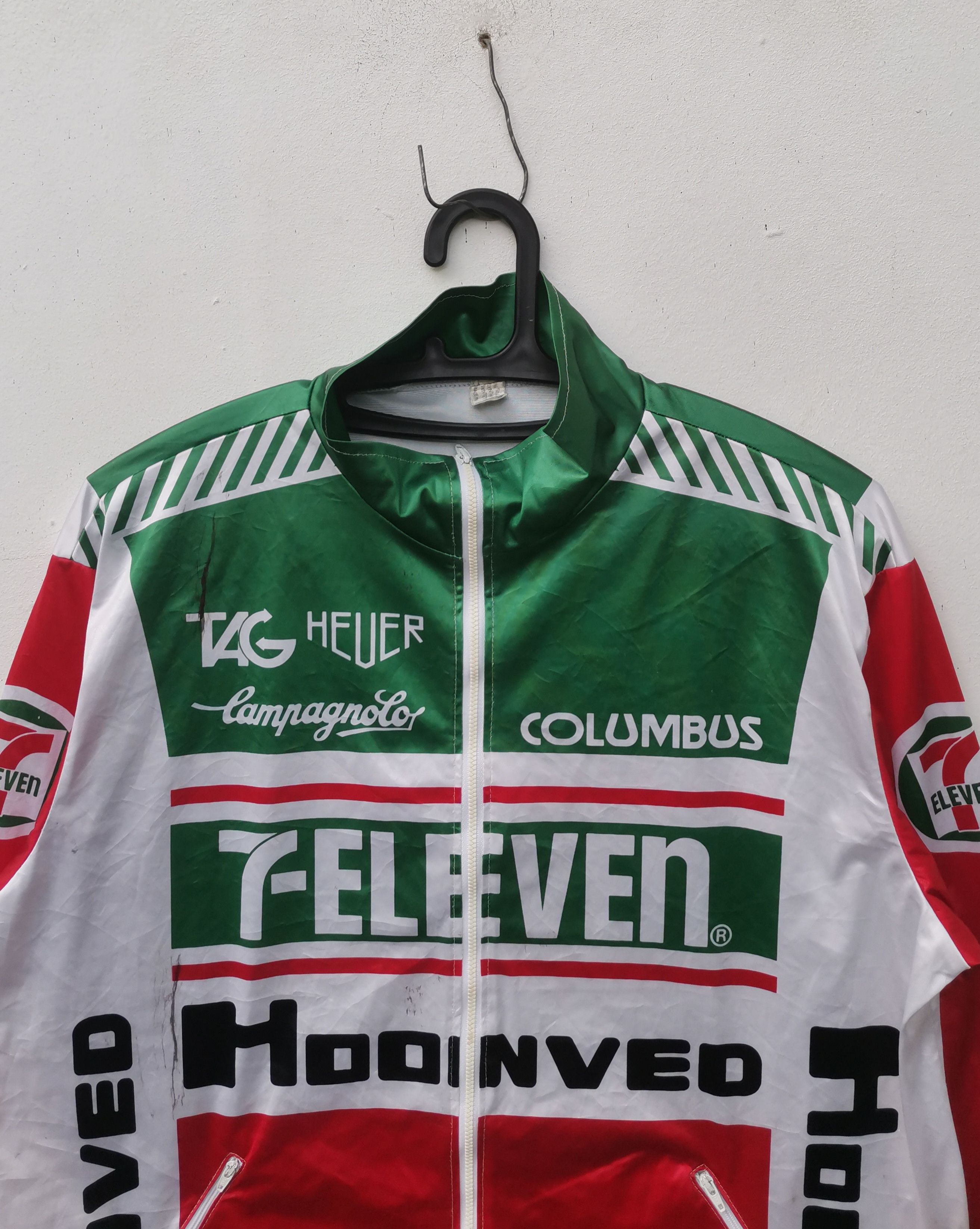 Tag Heuer × Vintage Rare Tag Heuer x 7-eleven bicycle Jersey Size US L / EU 52-54 / 3 - 2 Thumbnail