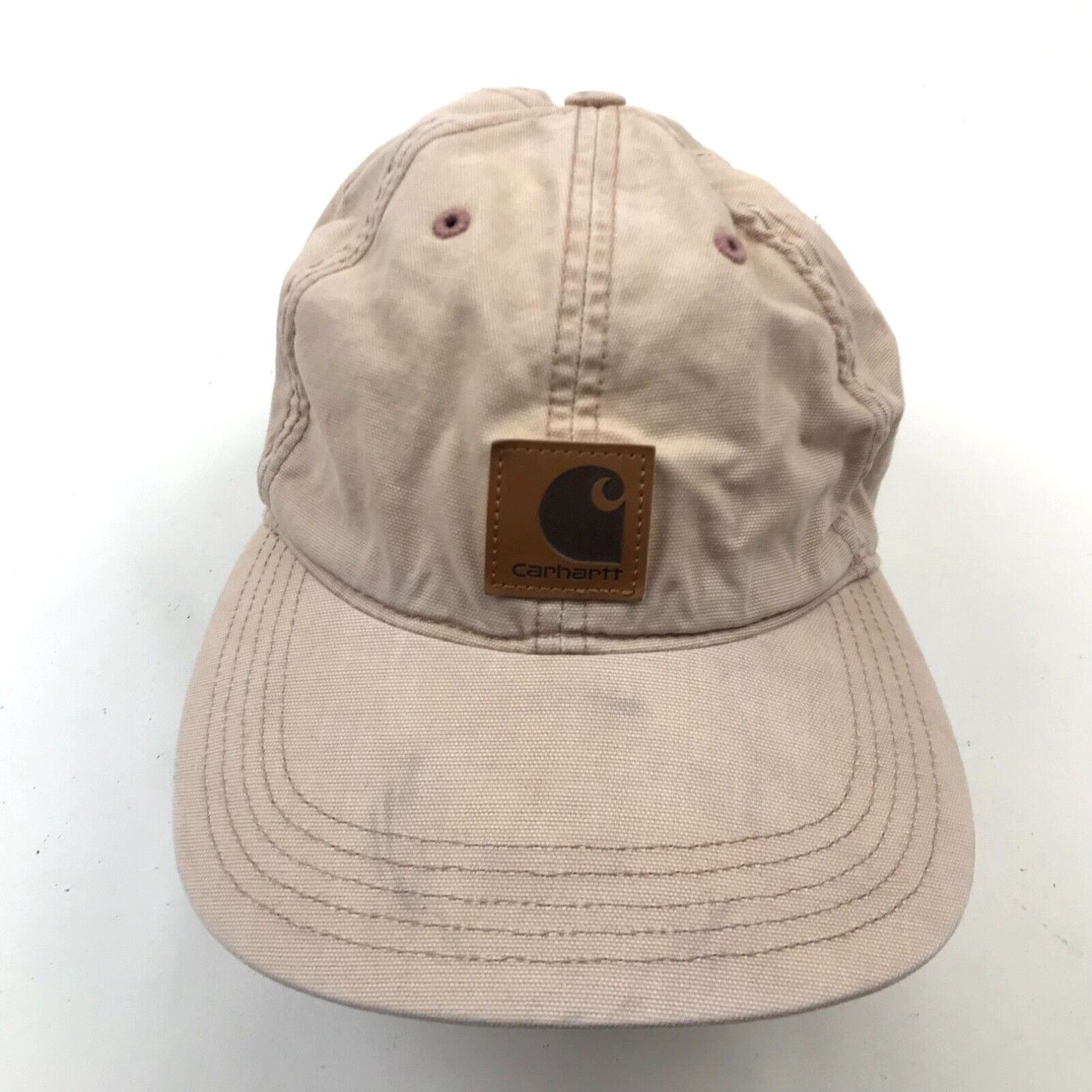 Carhartt Hat Cap Strap Back Red Brown Work Wear Adjustable Outdoors Mens