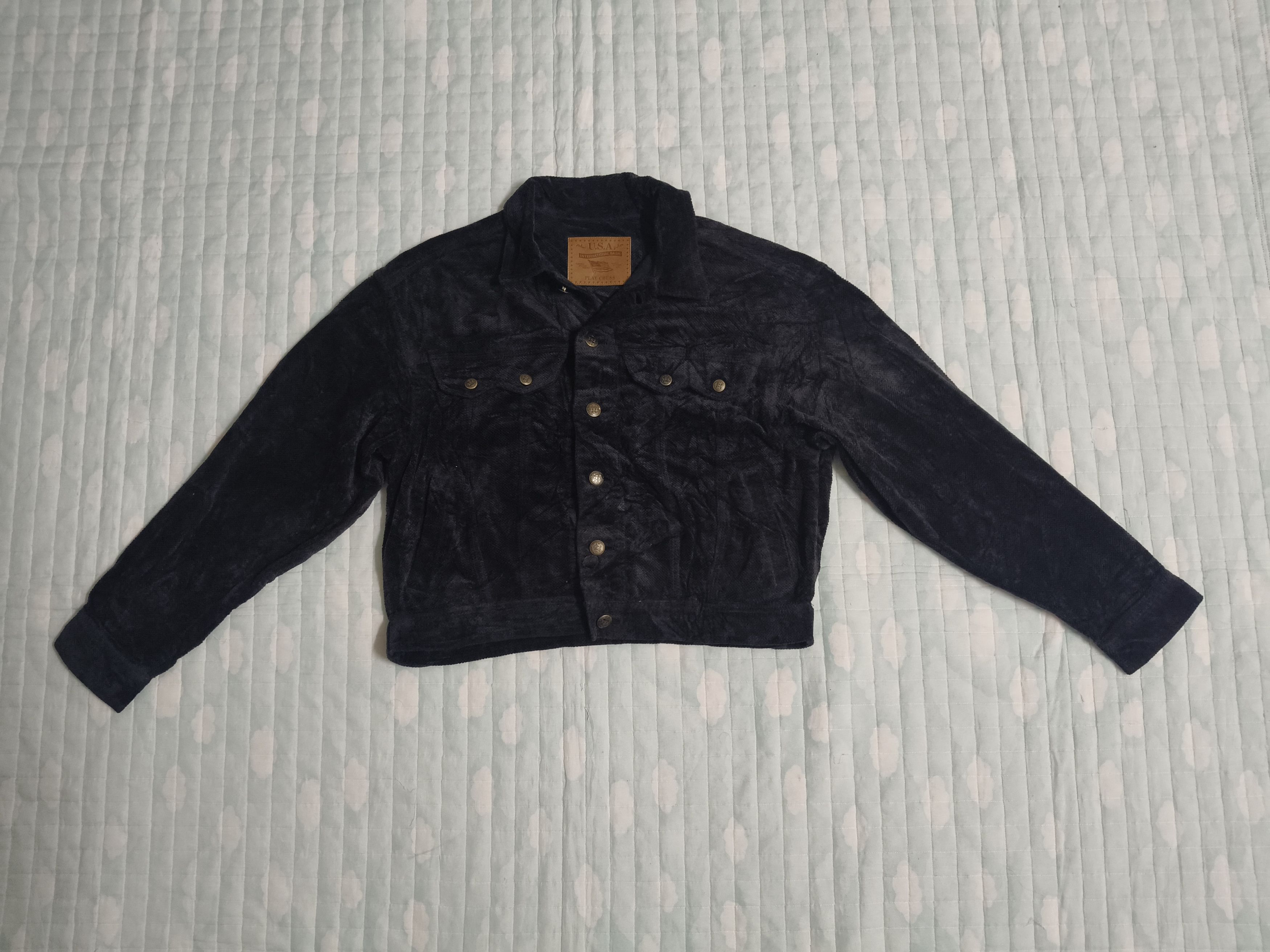 Japanese Brand Play Chess Button Jacket Size M / US 6-8 / IT 42-44 - 3 Thumbnail