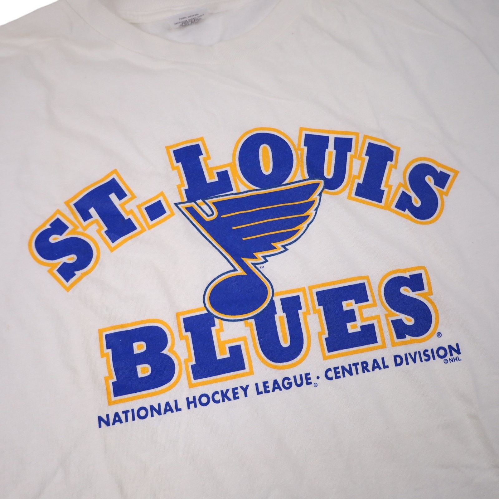 NHL × Starter × Vintage Vintage Starter St. Louis Blues Graphic T Shirt Size US XL / EU 56 / 4 - 4 Thumbnail