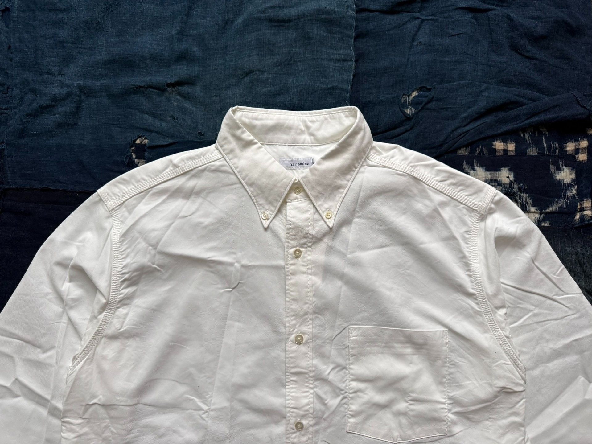 Nanamica NANAMICA Button Down Oxford Shirt Size US XXS / EU 40 - 3 Thumbnail