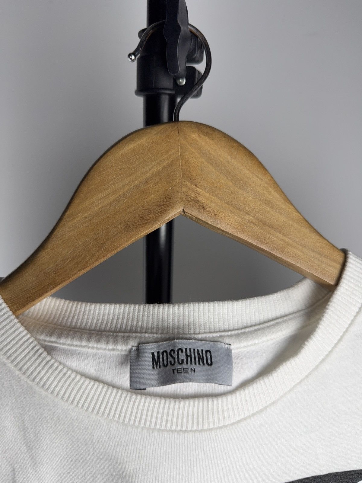 Moschino Luxury 00s Moschino Teen Logo Long Sleeve Womens XS Size XS / US 0-2 / IT 36-38 - 7 Thumbnail
