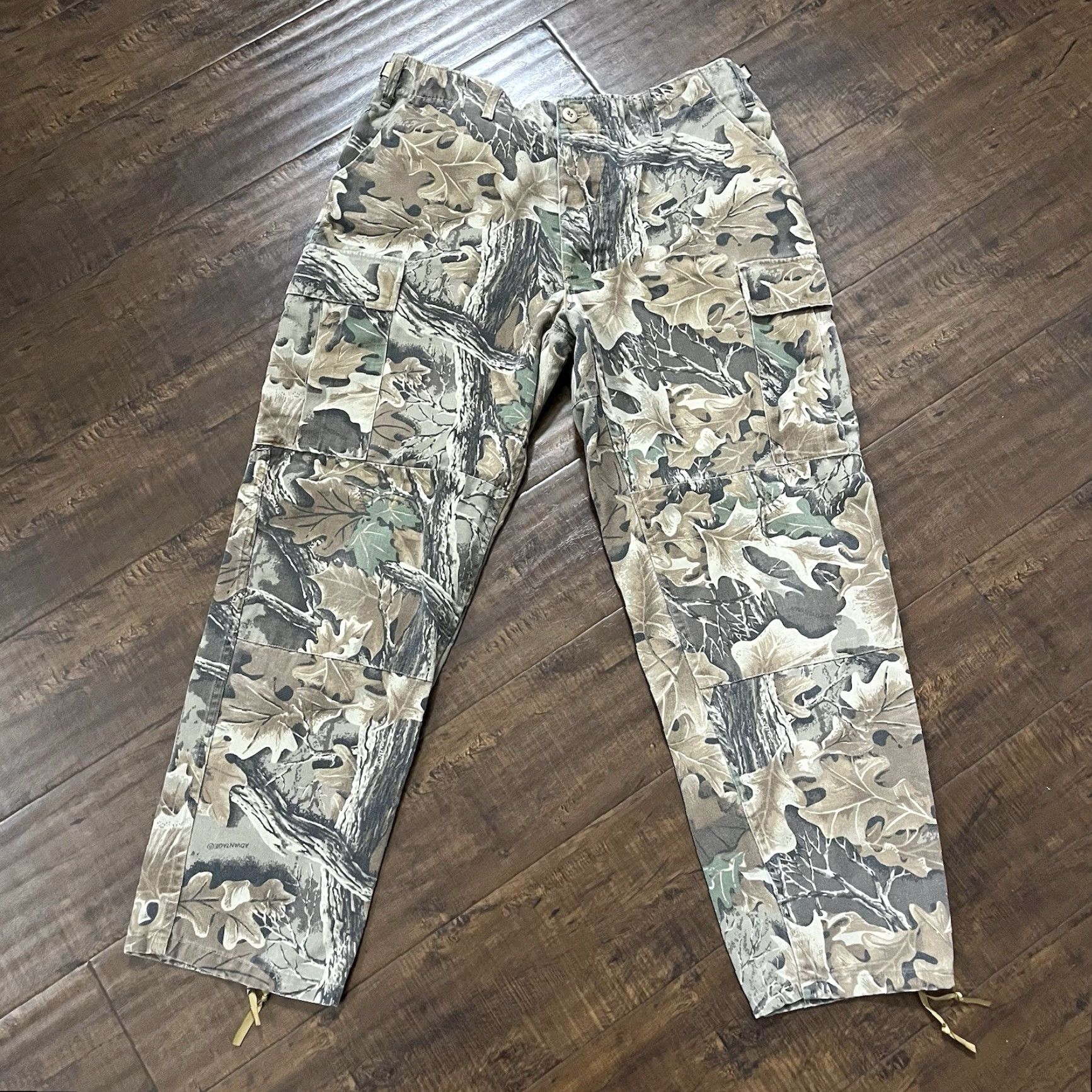 Vintage VINTAGE Tru-Spec Cargo Pants 34x29 Advantage Timber Camo Hunting 90s Mens L Size US 33 - 2 Thumbnail