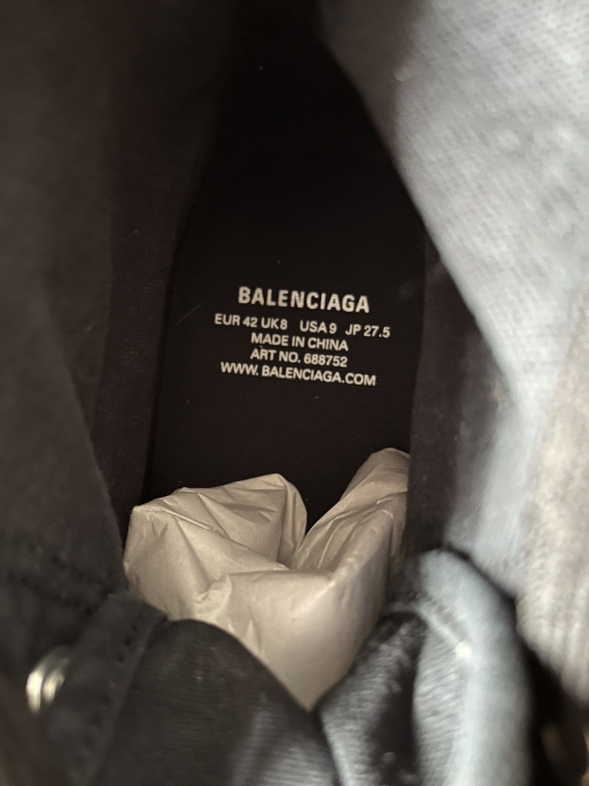 Balenciaga Balenciaga Paris high top sneakers new Size US 9 / EU 42 - 11 Thumbnail