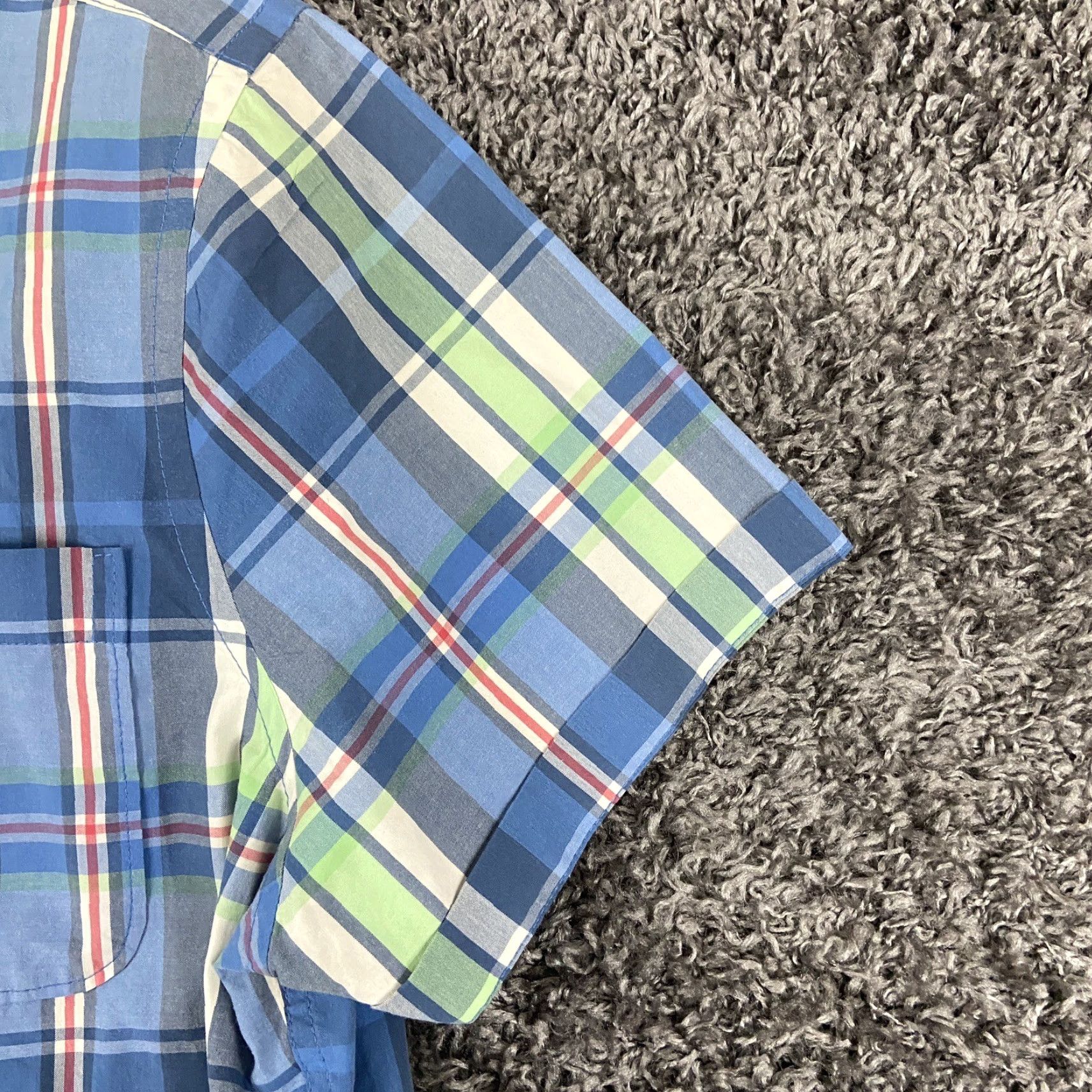Abercrombie & Fitch ABERCROMBIE & FITCH Plaid Button-Up Shirt Adult Large Multicolor Short Sleeve Mens Size US 33 - 5 Thumbnail