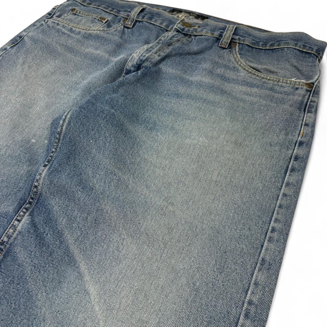 Vintage Vintage 00s Faded Blue Baggy Denim Jeans Size US 40 / EU 56 - 4 Thumbnail