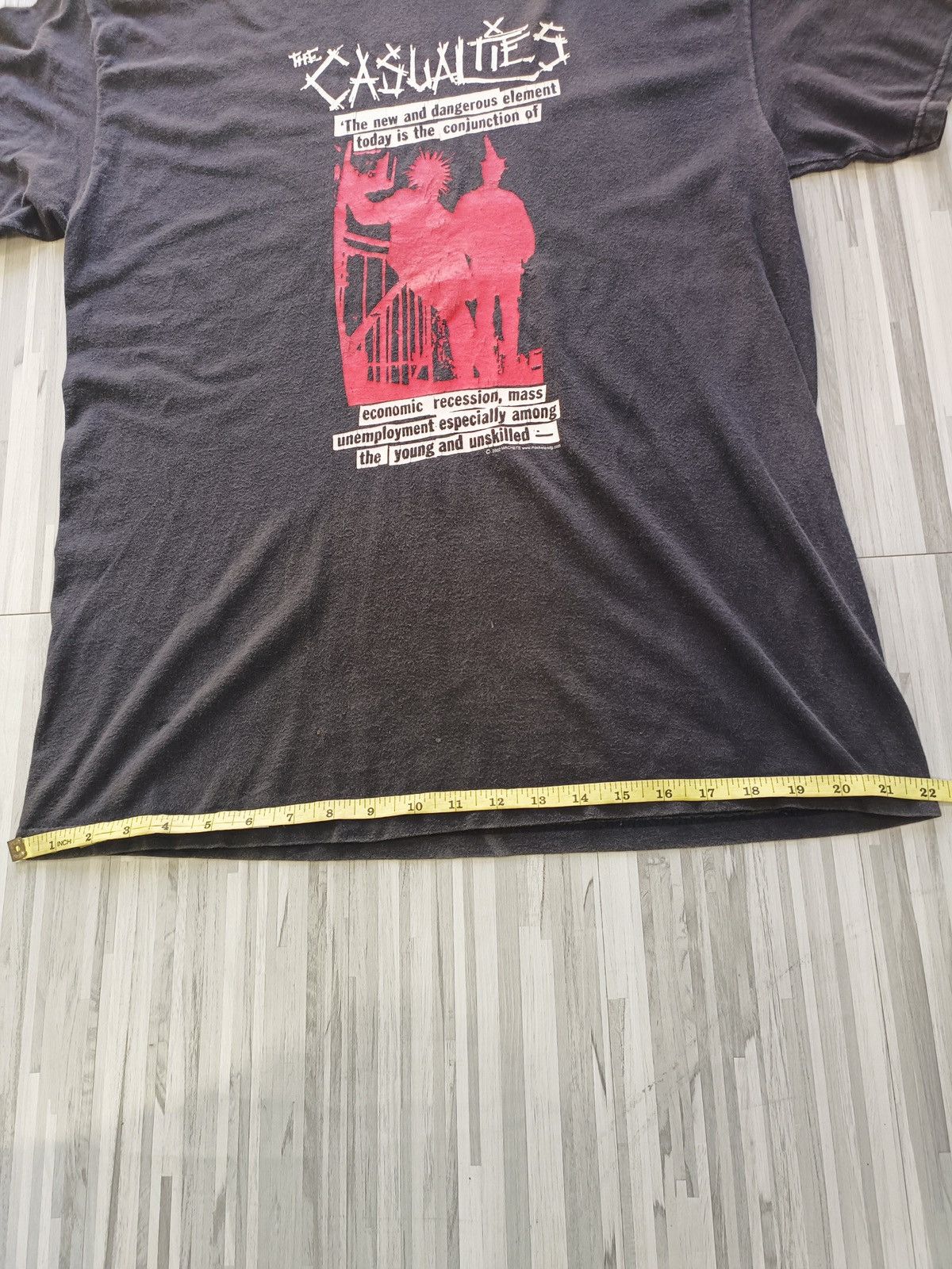 Band Tees × Vintage Vintage 2002 The Casualties Punk Size US L / EU 52-54 / 3 - 6 Thumbnail