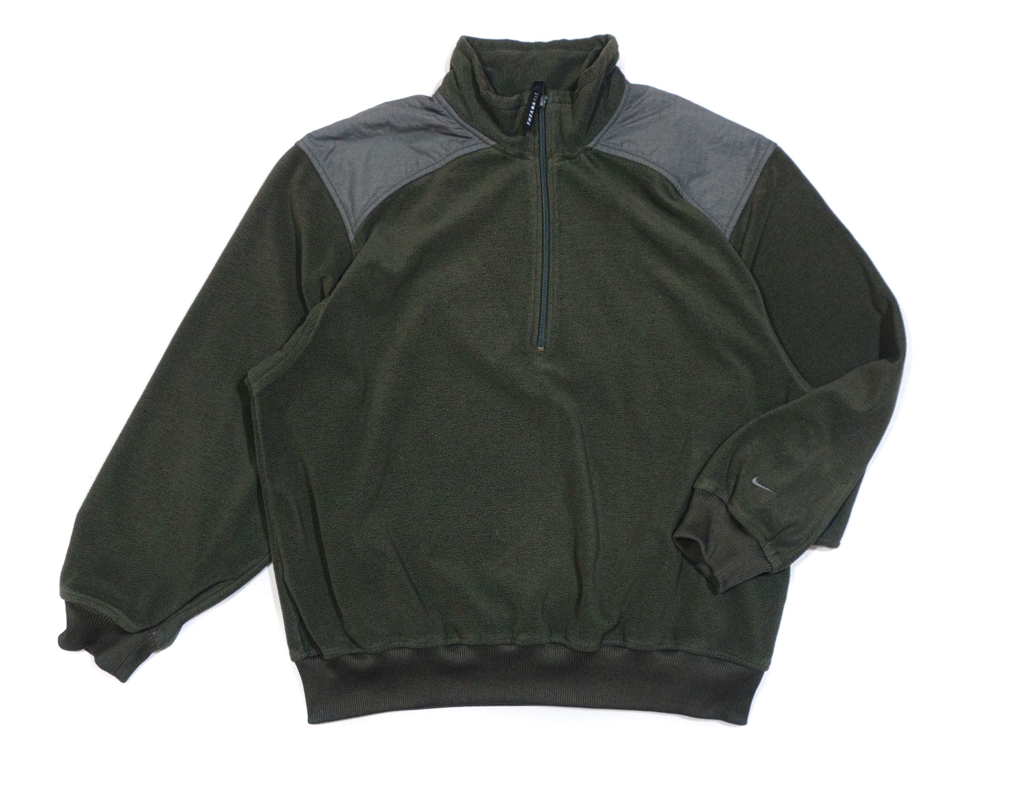 Nike 90S 1/3 Zip Golf Swoosh Fleece Sweatshirt Size US M / EU 48-50 / 2 - 1 Thumbnail