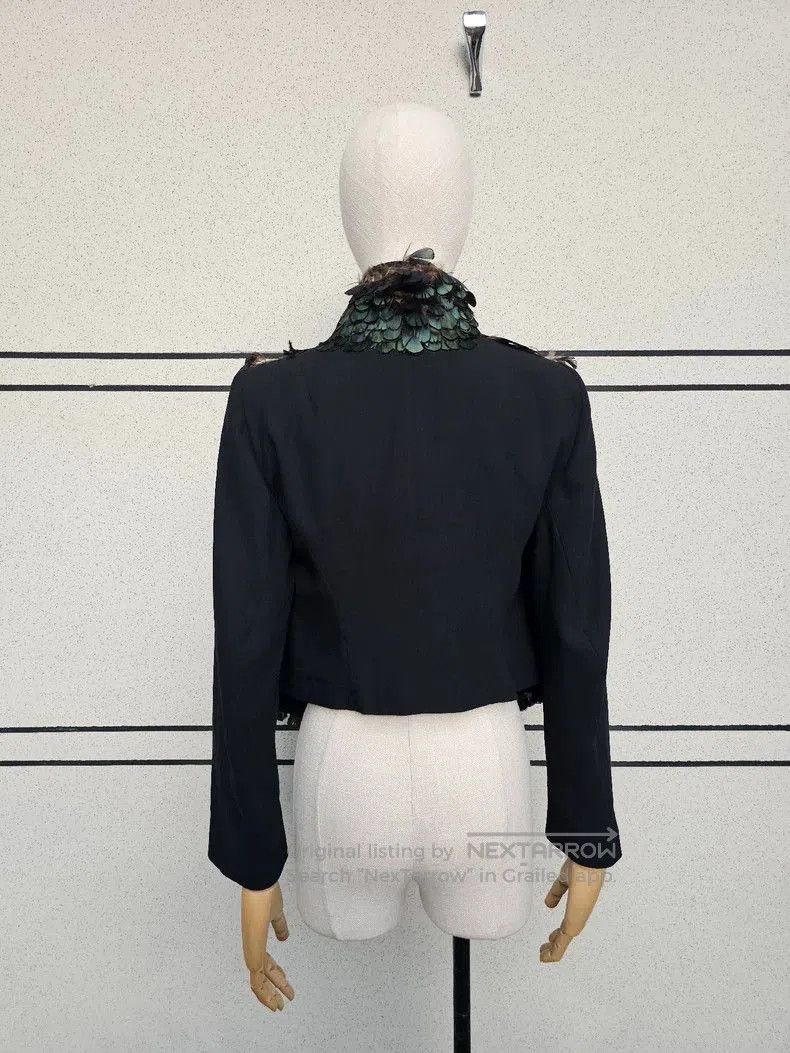 Ann Demeulemeester Ann Demeulemeester Feather Jacket for Women. Size M / US 6-8 / IT 42-44 - 4 Thumbnail