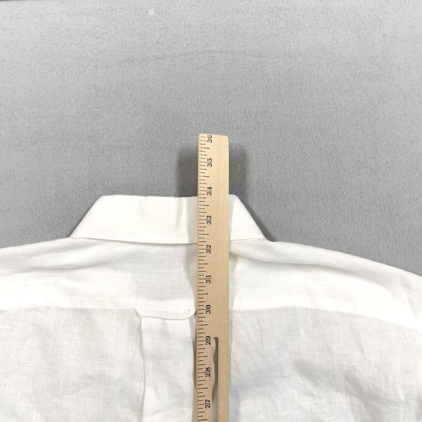Vintage M. Dumas & Sons Shirt Mens Small White Linen Short Sleeve Button Down Casual Size US S / EU 44-46 / 1 - 7 Thumbnail