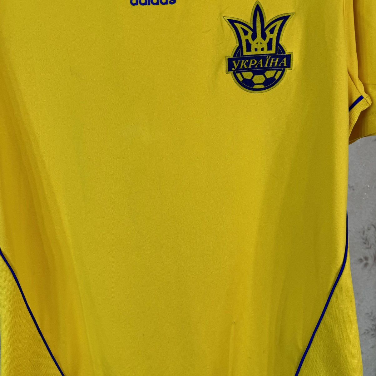 Adidas Adidas Ukraine Jersey 2011-12 Home Football Shirt Soccer L Size US L / EU 52-54 / 3 - 10 Thumbnail