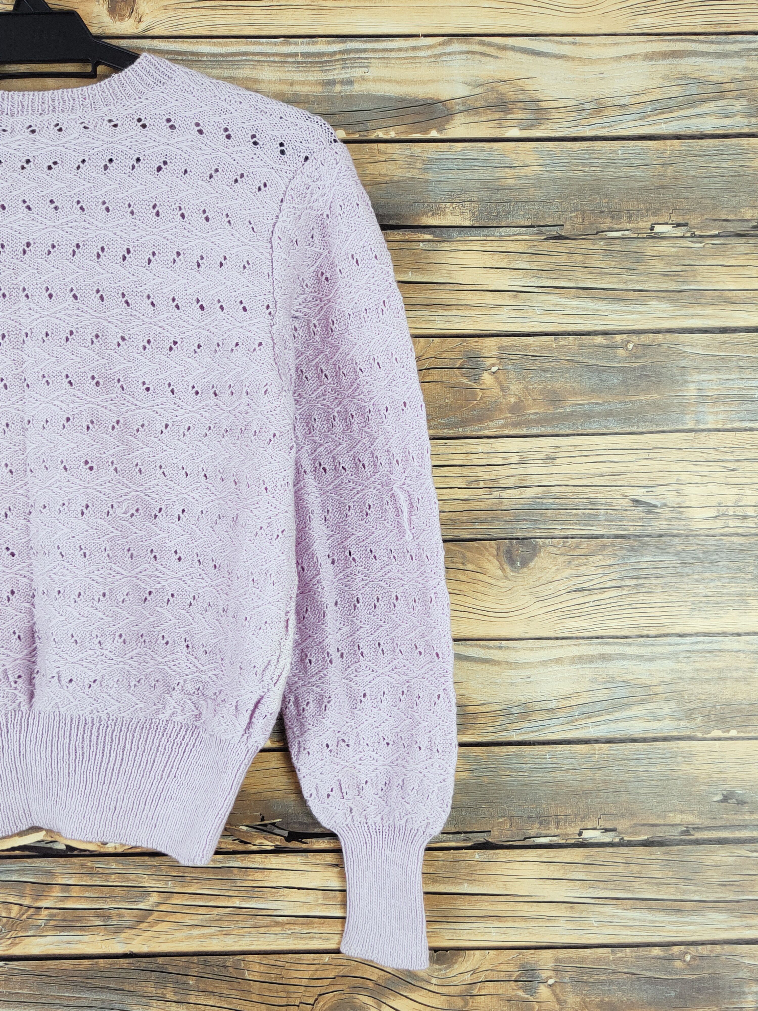 Homespun Knitwear Japanese Brand meshnet crochet Knitwear Crop Tops#W 990 Size S / US 4 / IT 40 - 9 Thumbnail