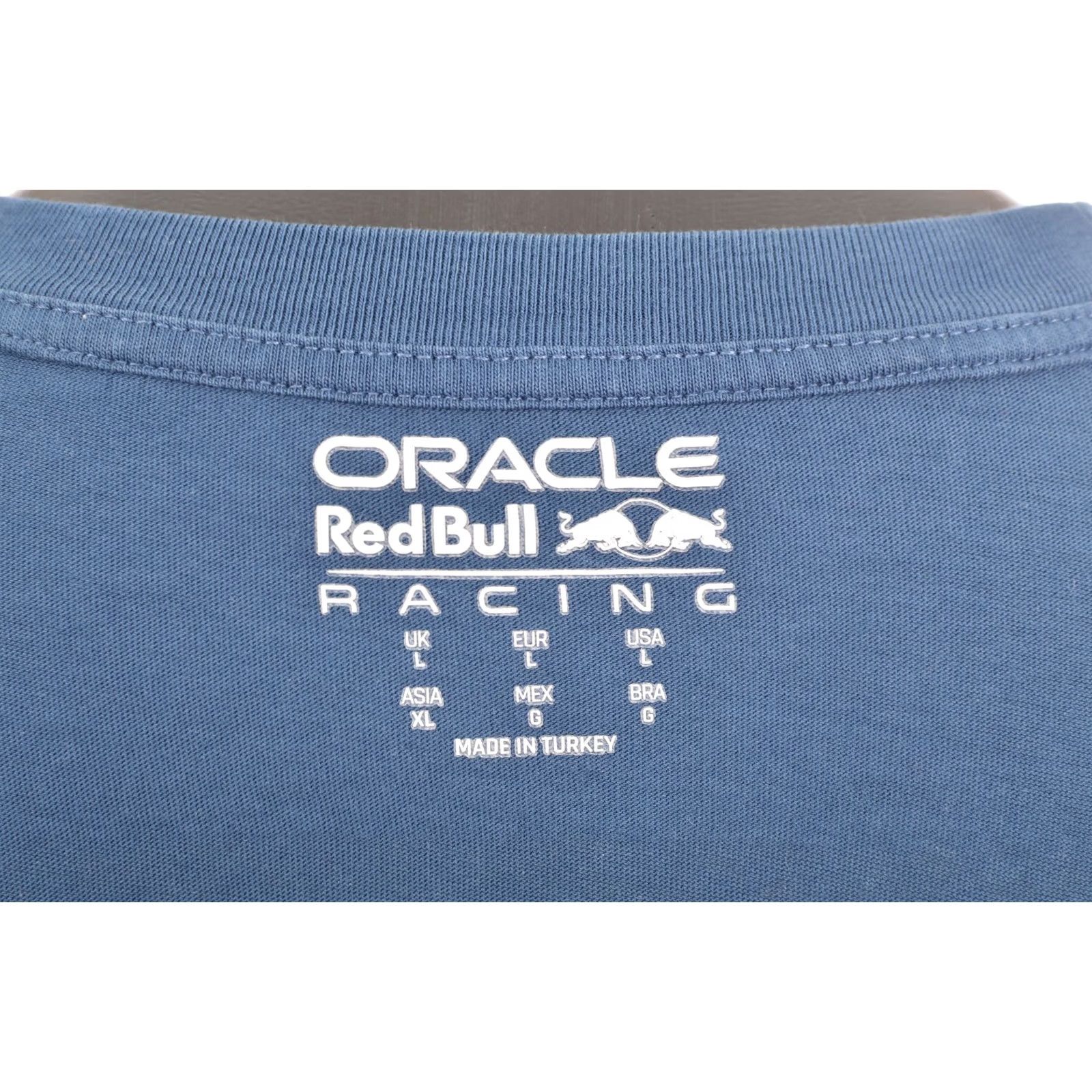 Castore DDP Castore Oracle Red Bull Racing Austin T-Shirt Tee Size L Men Blue 100% Cotton Short Sleeve Casual Shirt Mens Size US L / EU 52-54 / 3 - 7 Thumbnail