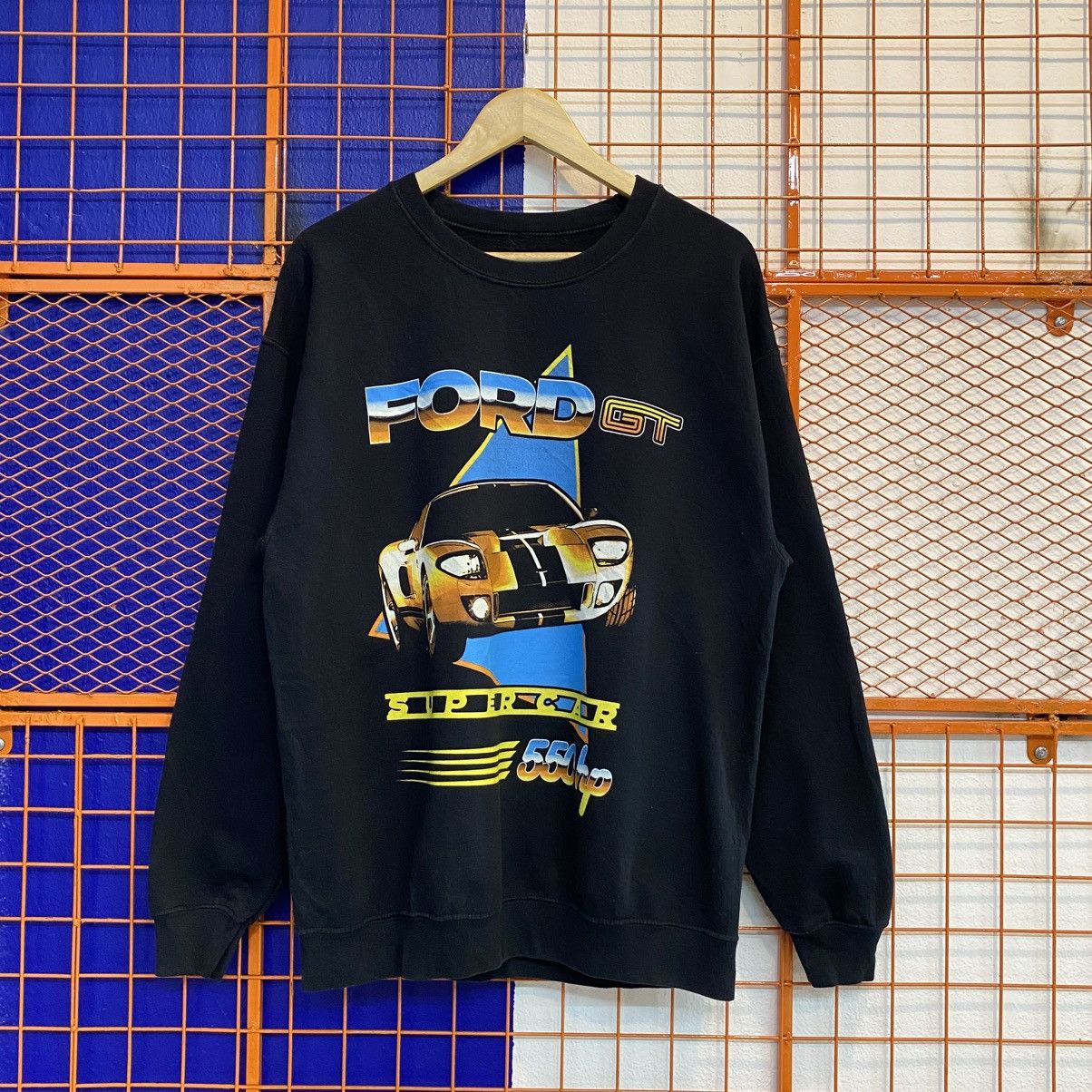 Sweatshirt Ford Mustang Vintage Car Motorsport Racing