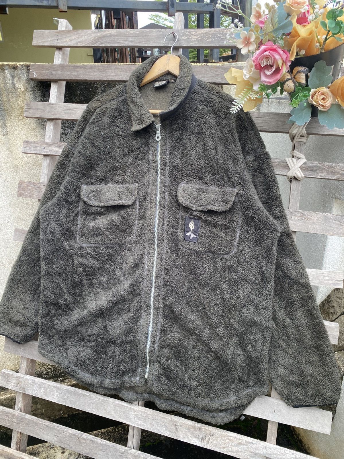 Quiksilver Vintage Quiksilver Sherpa Double Pocket Jacket Size US L / EU 52-54 / 3 - 1 Thumbnail