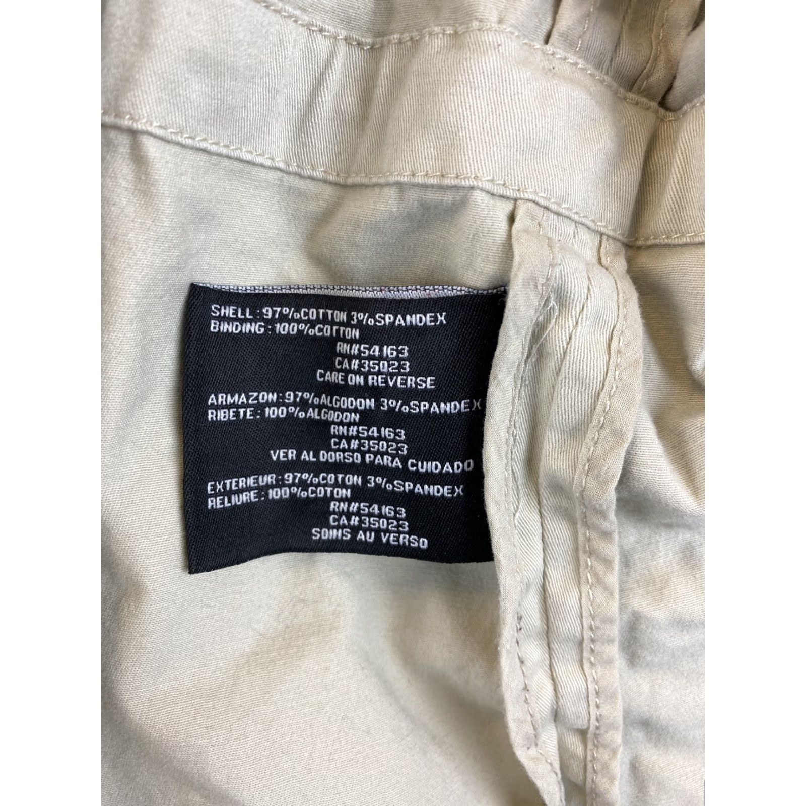 Nine West VINTAGE Nine West Army Tan Utility Jacket Womens M - Cotton Military Jacket, Tan, Size M, Army Theme, Blue Accent? Size M / US 6-8 / IT 42-44 - 6 Thumbnail
