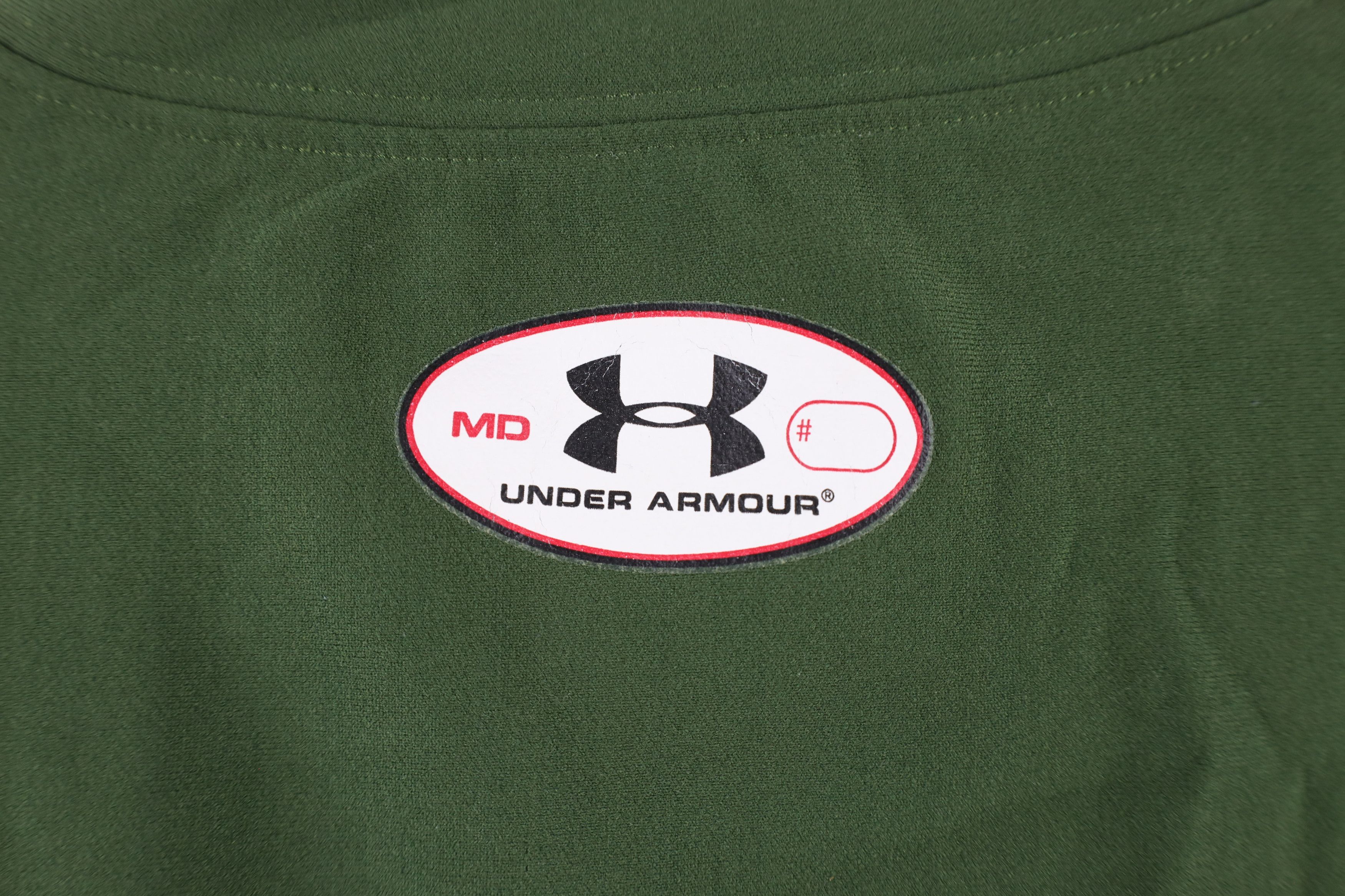 Under Armour × Vintage Under Armour Compression Mock Neck Training T-Shirt Green Size US M / EU 48-50 / 2 - 7 Thumbnail