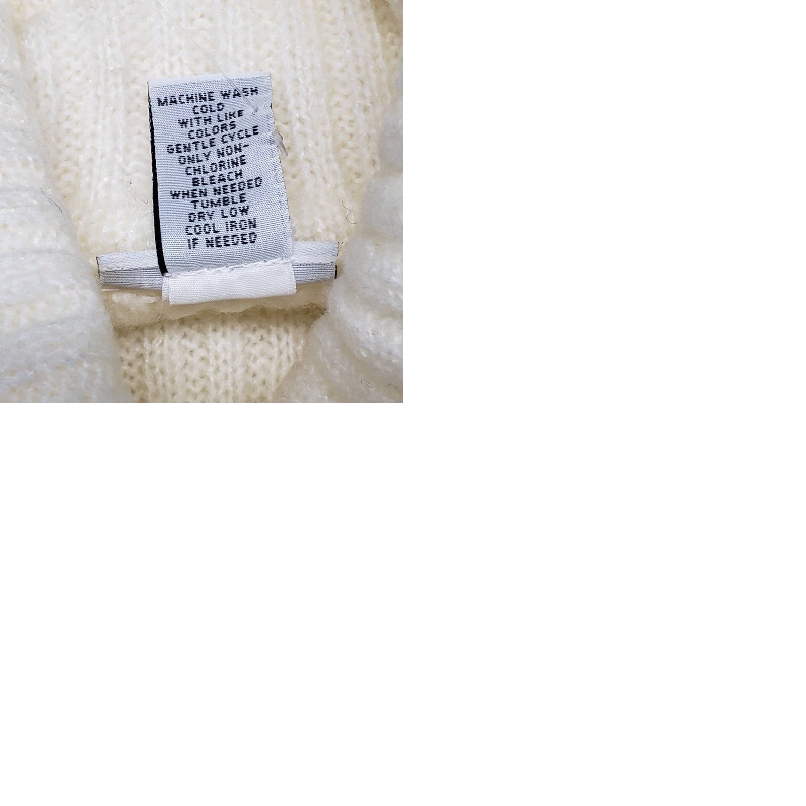 Vintage Rue21 Sweater Womens XS Ivory Pullover Long Sleeve Turtleneck New Size XS / US 0-2 / IT 36-38 - 9 Thumbnail