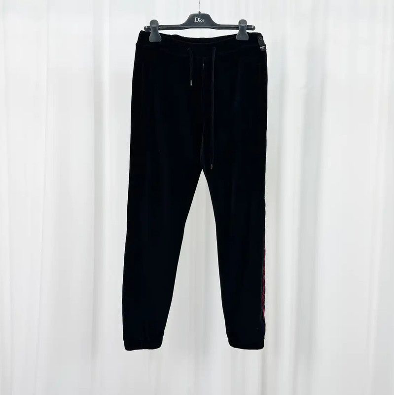 Fendi Black Cotton Blend Casual Pants 0089