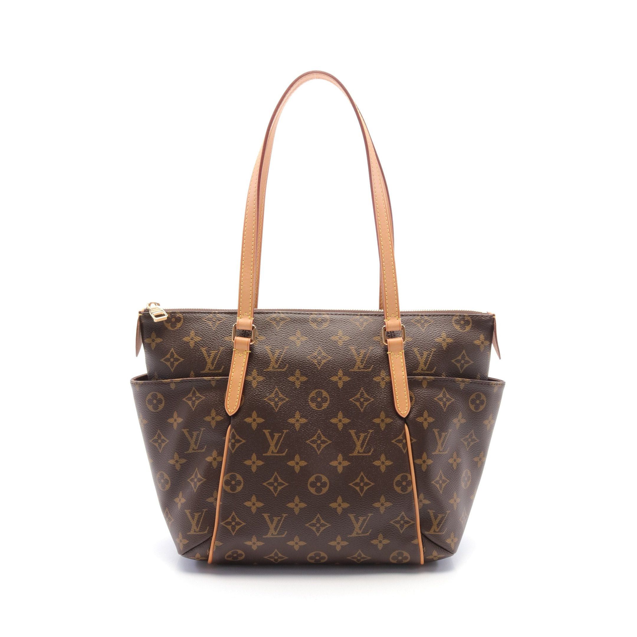 Louis Vuitton Totally Pm Shoulder Bag Tote Leather Brown
