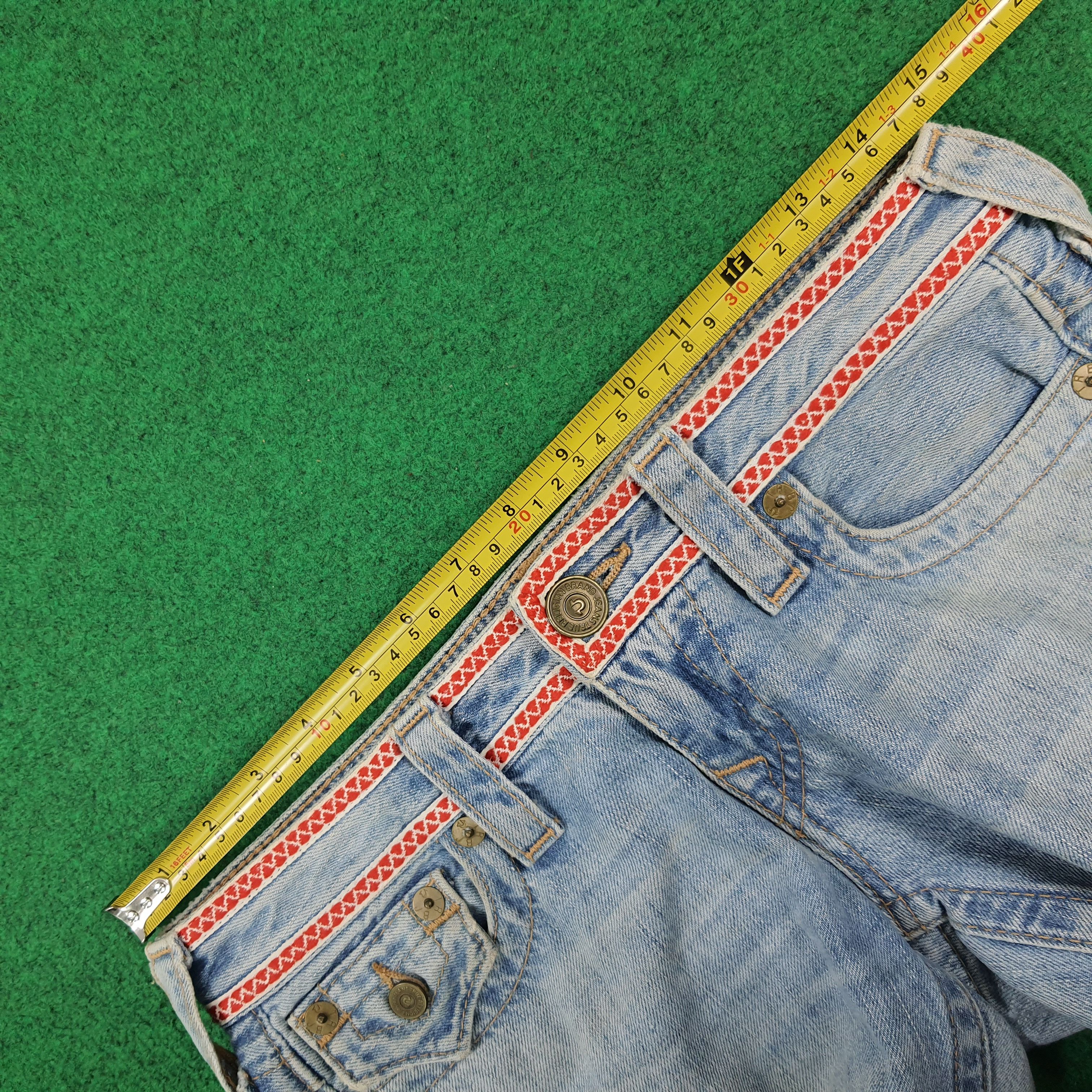 True Religion Vintage True Religion JOEY Floral Flare Jeans C297N7 Size 28" / US 6 / IT 42 - 13 Thumbnail