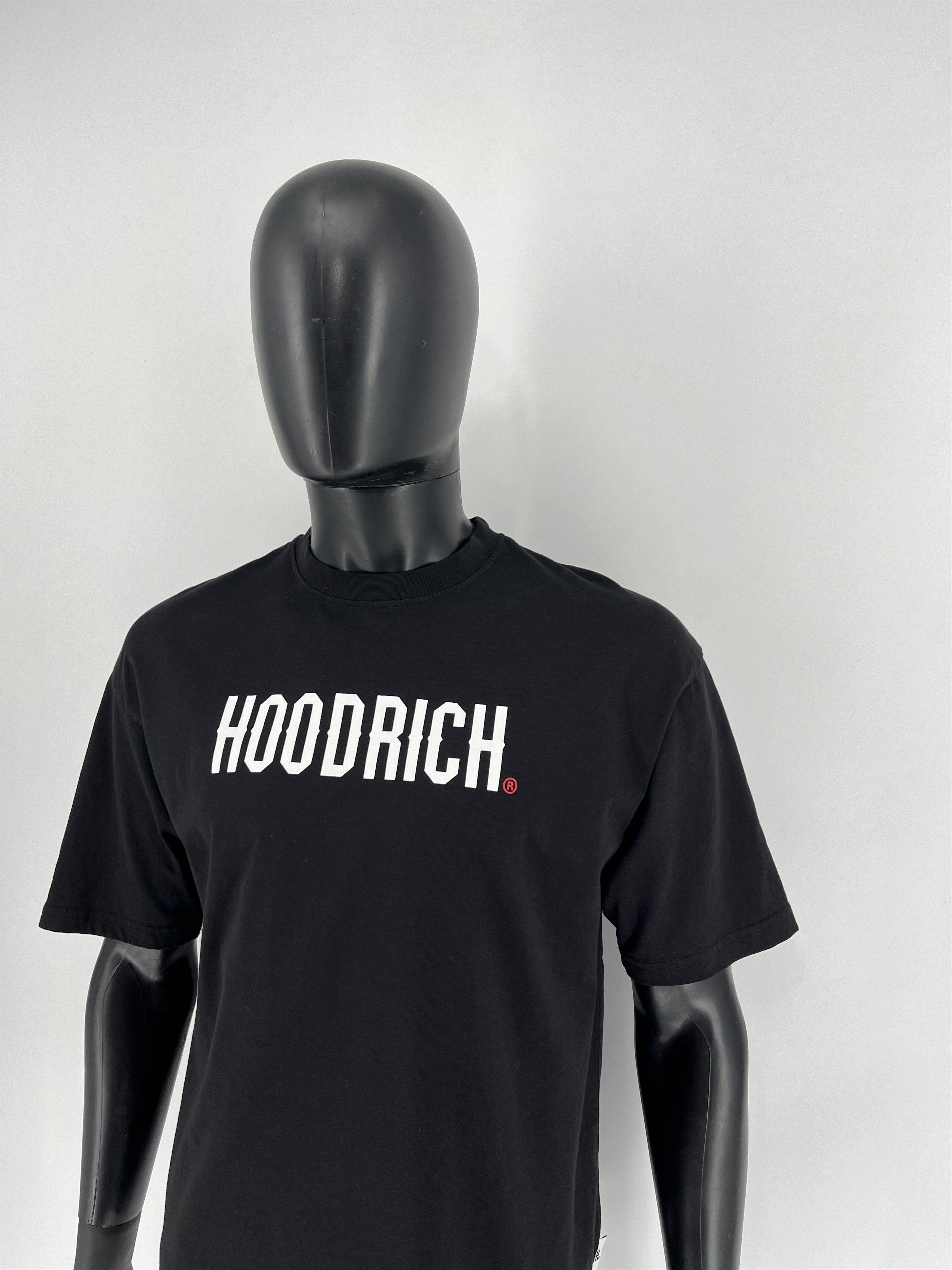 Hoodrich × Vintage Hype Hoodrich Big Logo Drill Y2K Streetwear Black Tee Size US S / EU 44-46 / 1 - 4 Thumbnail
