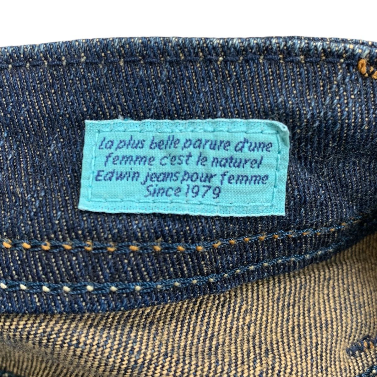 If Six Was Nine × Japanese Brand × Le Grande Bleu (L.G.B.) LGB Style 2000’s Edwin Something Bootcut Flared Jeans Size US 30 / EU 46 - 6 Thumbnail