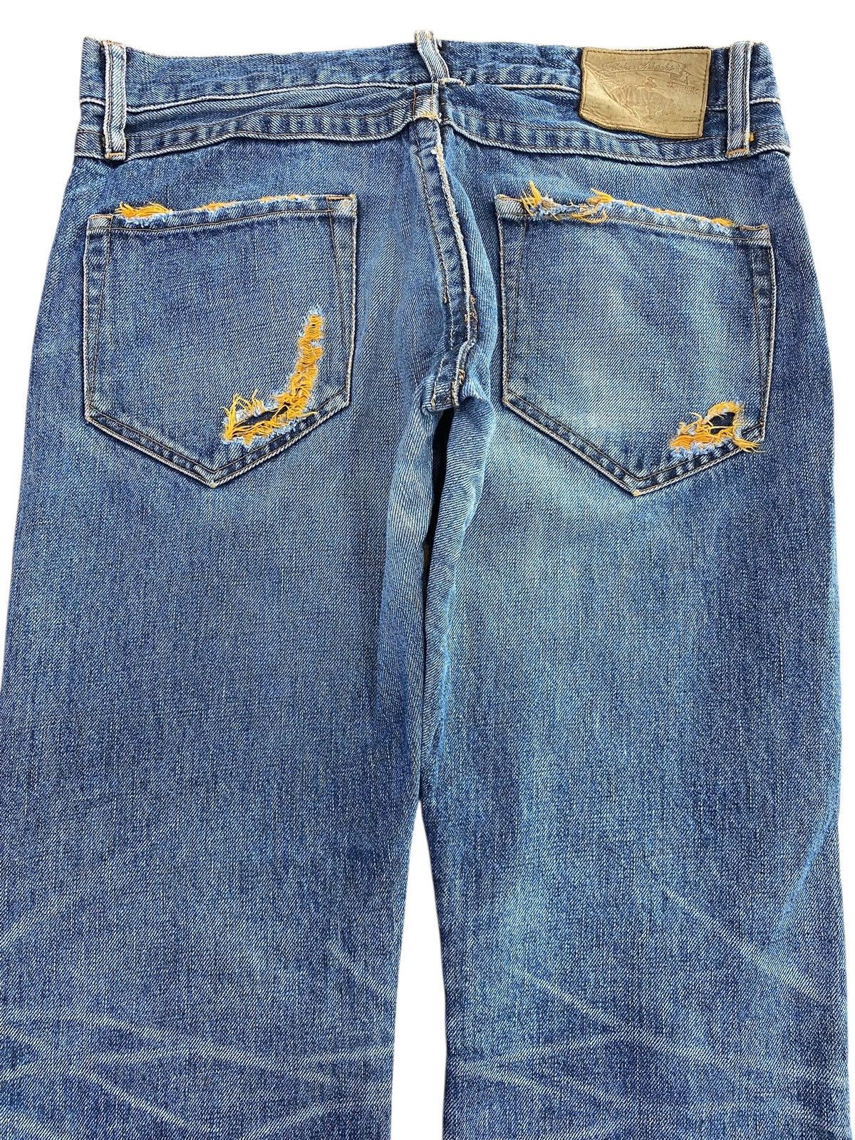 Takeo Kikuchi Takeo Kikuchi Whiskered Light Wash Whiskered Style Jeans Size US 30 / EU 46 - 4 Thumbnail