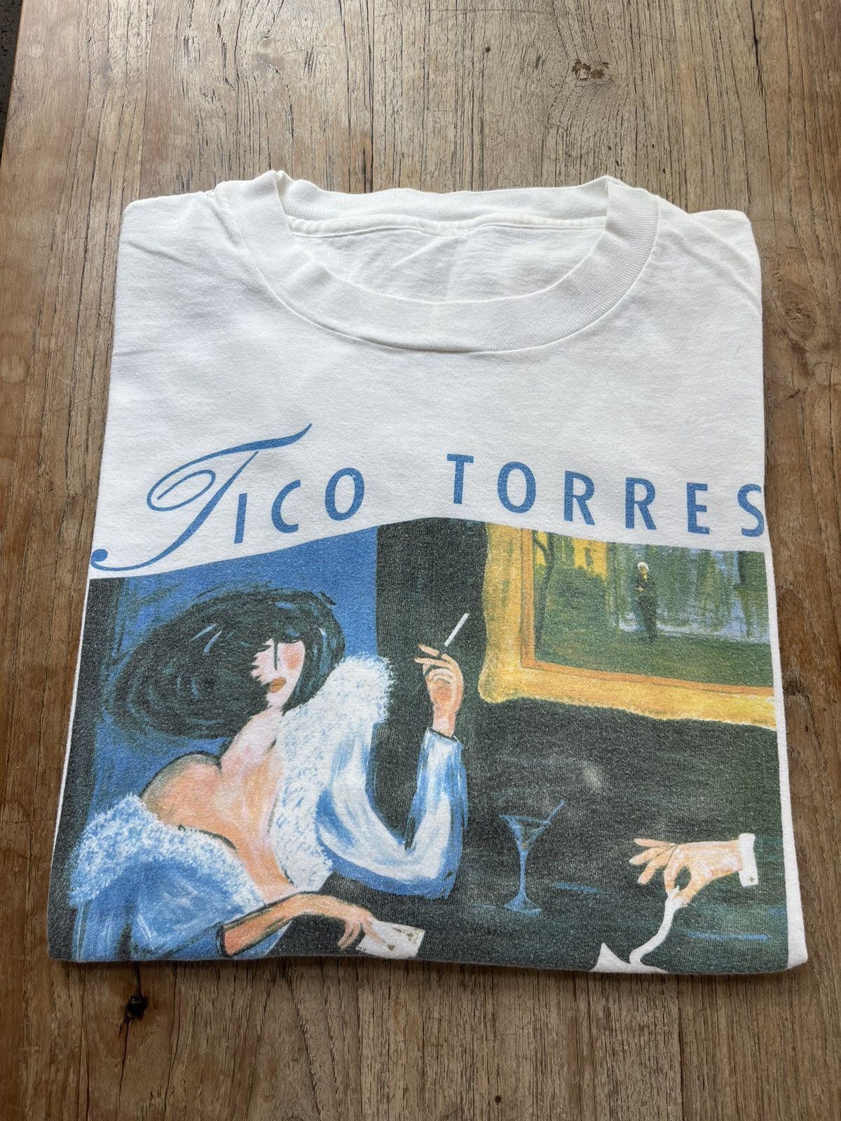 Bon Jovi × Vintage Vintage A Matter Of Class Art By Tico Torres 90’s Tshirt Size US XL / EU 56 / 4 - 1 Thumbnail