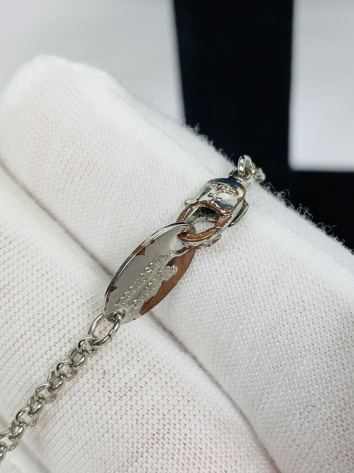 Diamante Heart Orb Bracelet