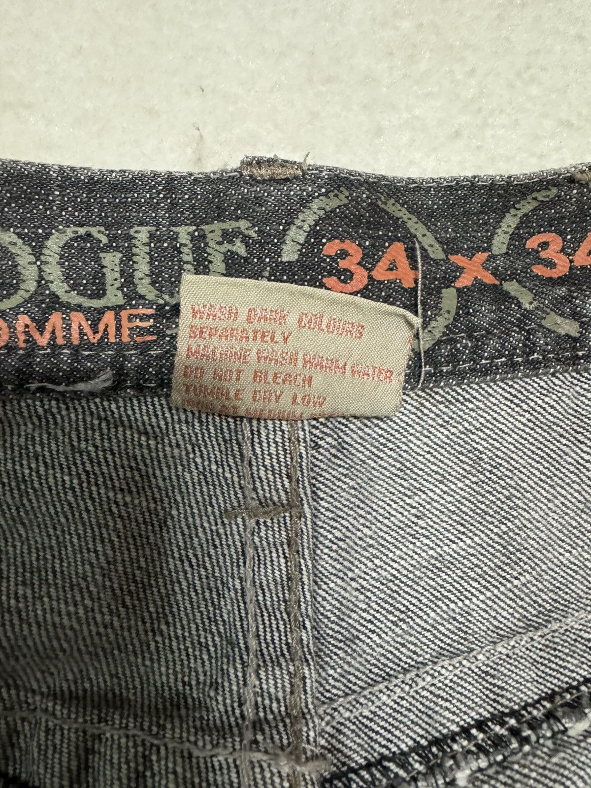 Japanese Brand VINTAGE 2000s BROGUE HOMME BAGGY JNCO FUBU HIPHOP STYLE Size US 32 / EU 48 - 9 Thumbnail