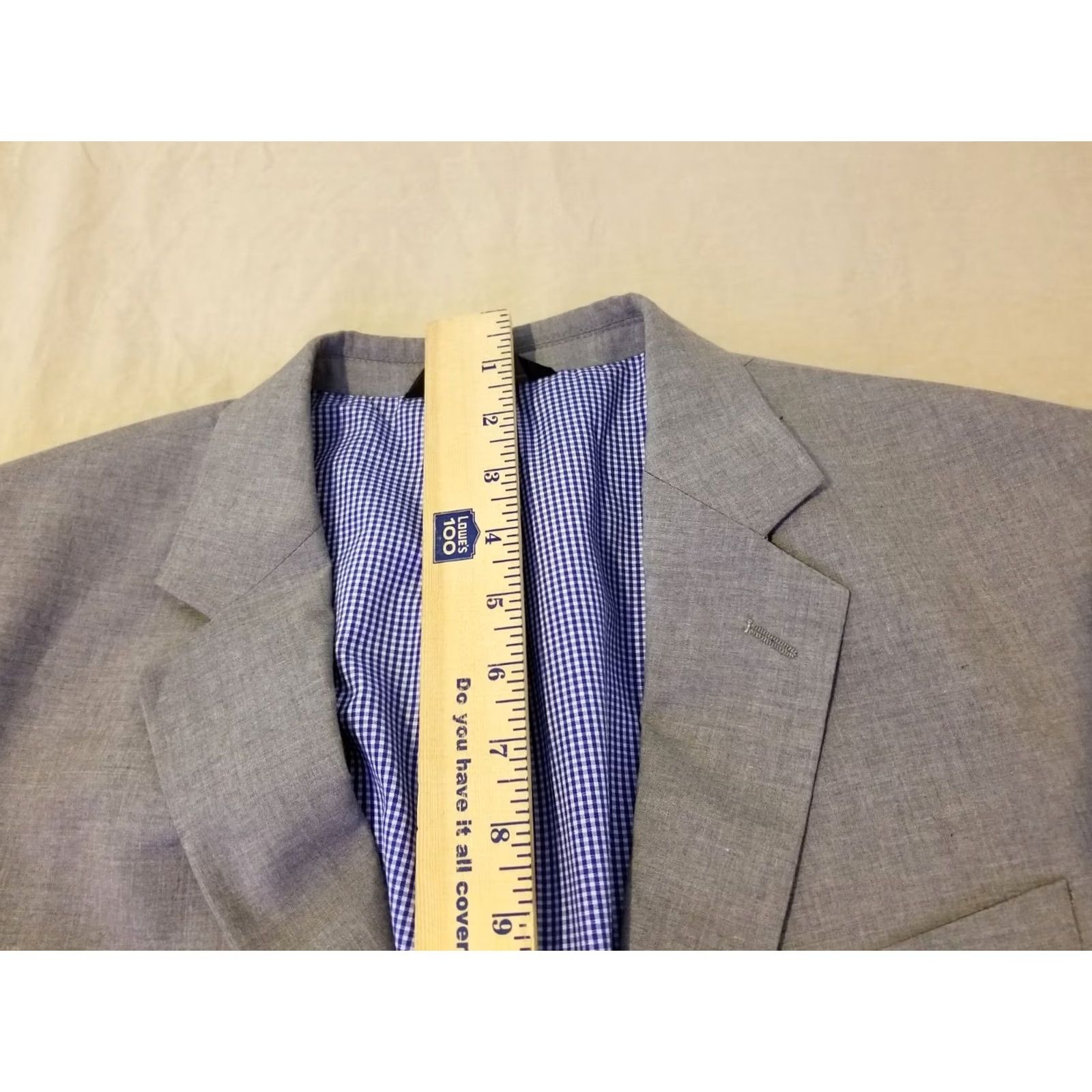 Banana Republic Mens Banana Republic Gray Jacket Blazer 42L Size 42R - 4 Thumbnail