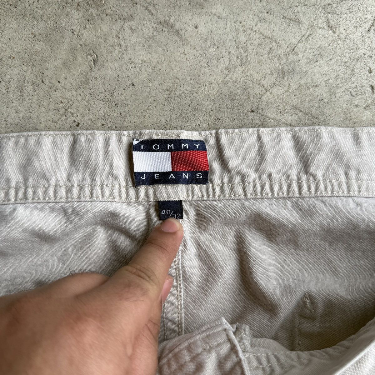 Tommy Hilfiger Tommy Hilfiger Carpenter Grey Baggy Wide Jeans Mens 36x30 Size US 36 / EU 52 - 5 Thumbnail