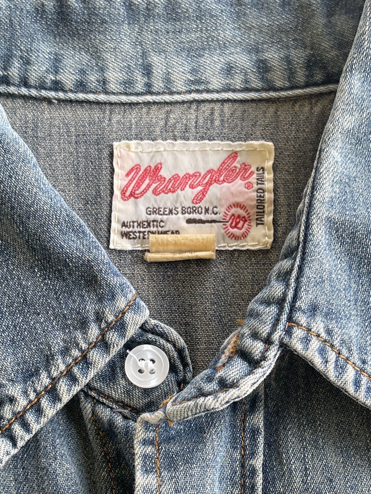 Vintage Vintage Wrangler Western Wear Shirt Size US M / EU 48-50 / 2 - 8 Thumbnail