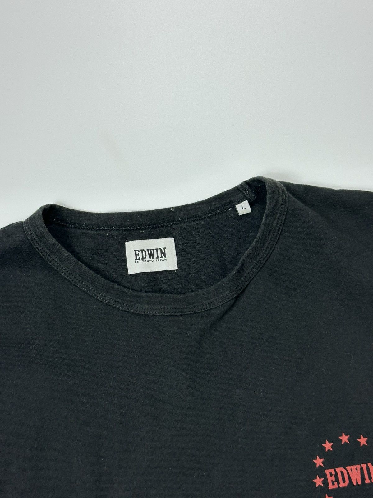 Edwin Edwin T-shirt Logo Men's Black Size US L / EU 52-54 / 3 - 7 Thumbnail