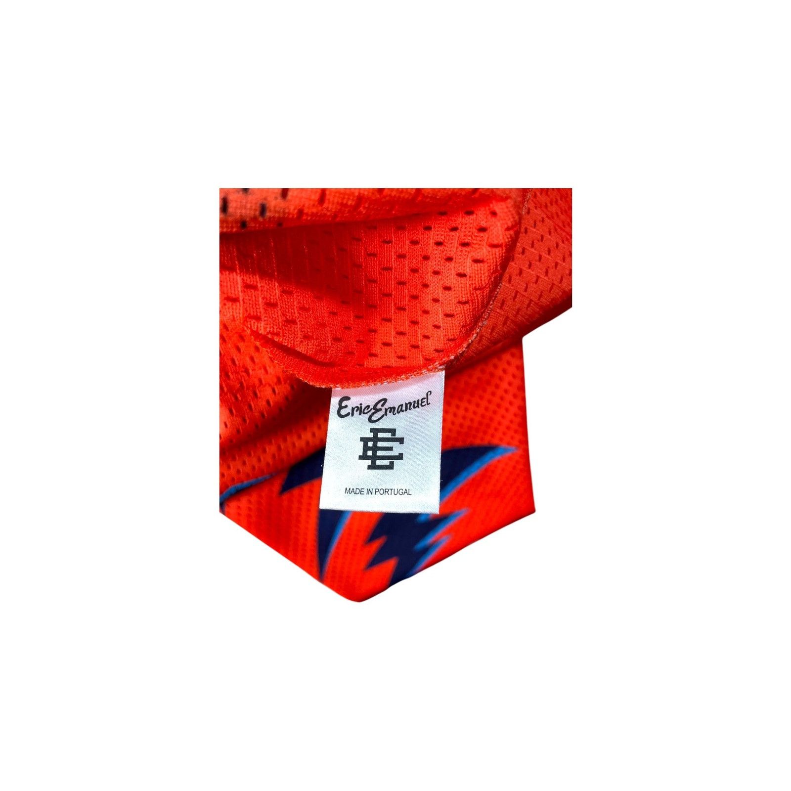 Eric Emanuel Eric Emanuel Sport Long Sleeve Orange & Navy Jersey Size US L / EU 52-54 / 3 - 4 Thumbnail
