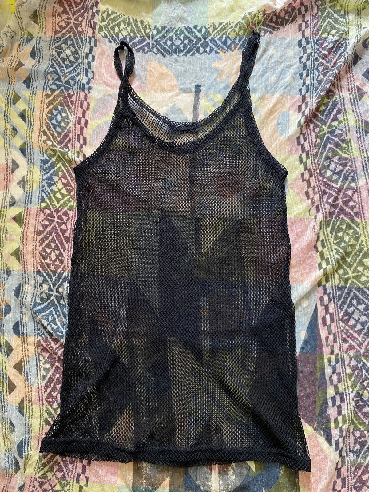 Japanese Brand Vintage style jinny fishnet punk tanktop y2k Size US M / EU 48-50 / 2 - 2 Thumbnail