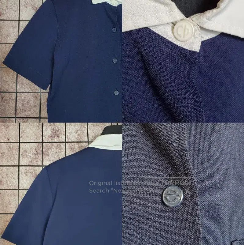 Dior Dior Summer Navy Cotton Blend Embroidered Shirt . Size S / US 4 / IT 40 - 7 Thumbnail