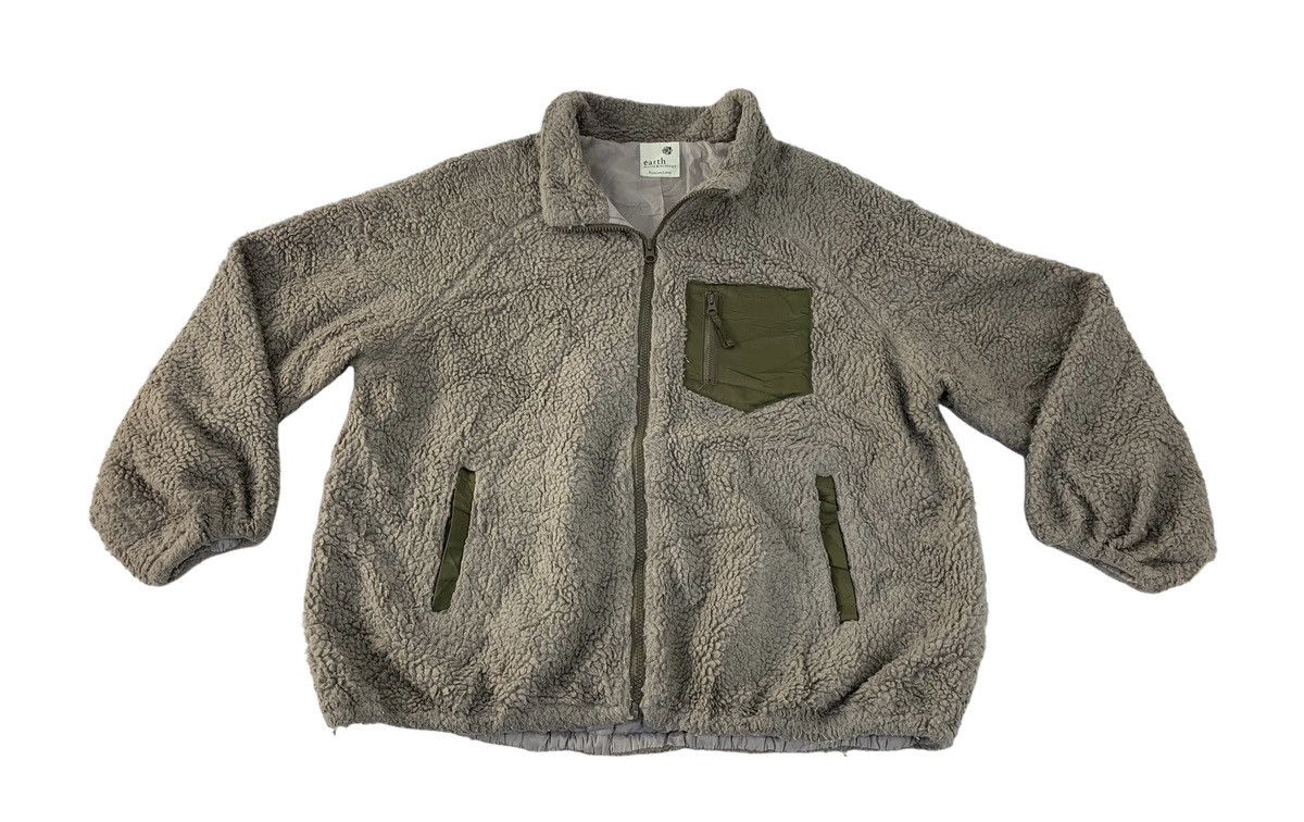 Japanese Brand Earth Music & Ecology Sherpa Deep Pile Padded Sherling Size US M / EU 48-50 / 2 - 1 Thumbnail