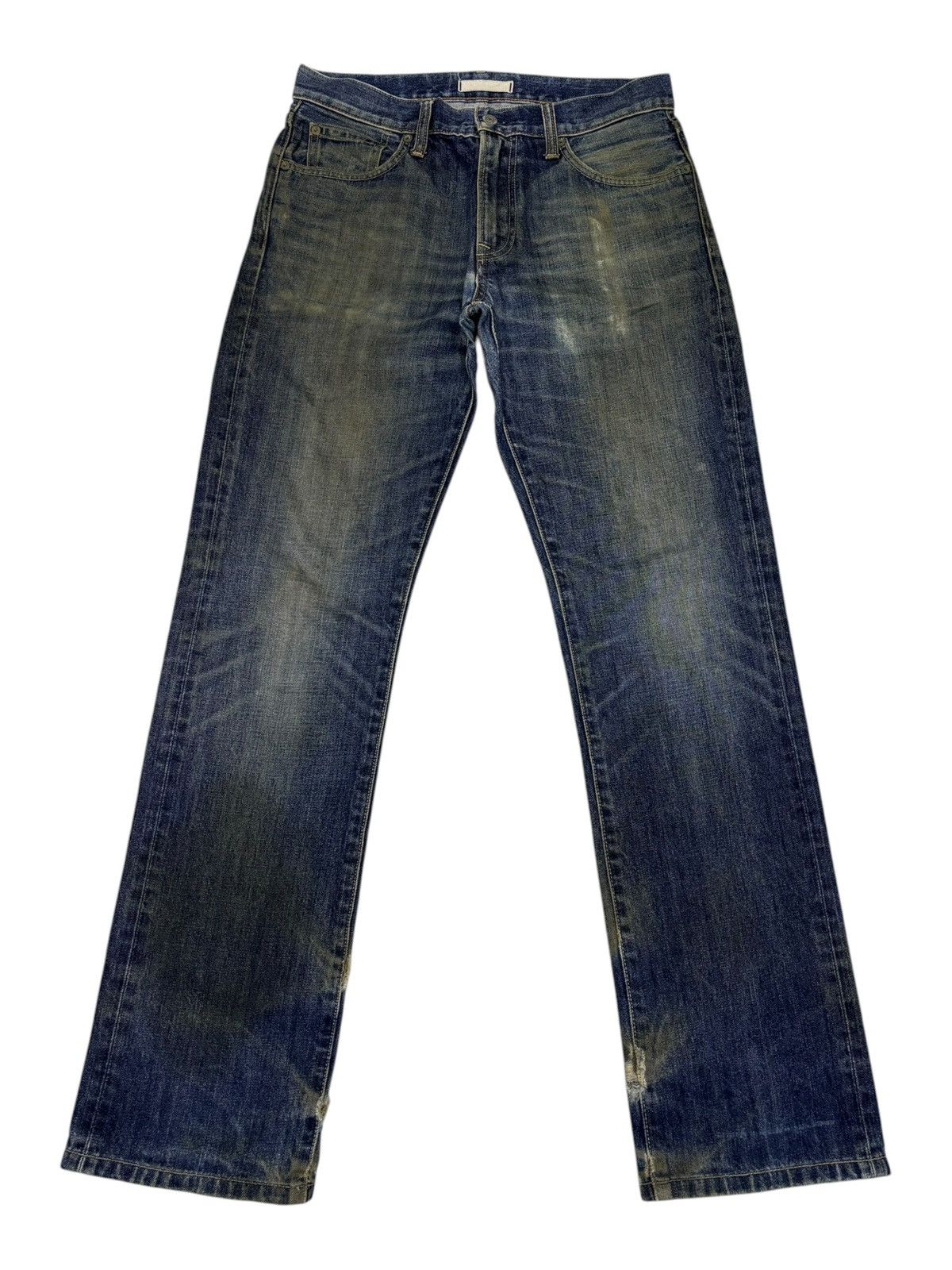 Undercover × Uniqlo Vintage Uniqlo Japan Mud Wash Distressed Denim Jeans Size US 31 - 7 Thumbnail