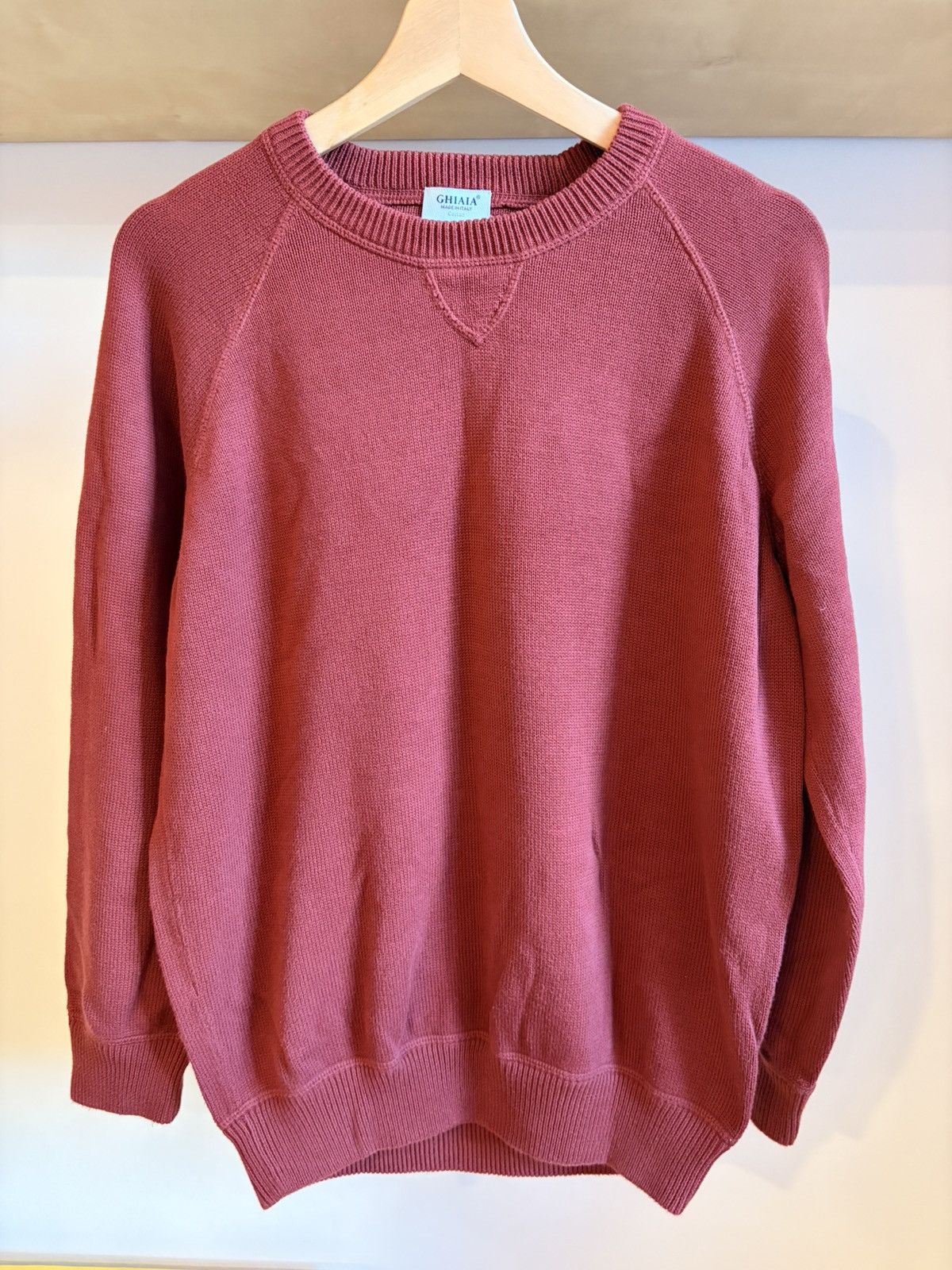 Other Ghiaia Cashmere Red Raglan Sweater Small Size US S / EU 44-46 / 1 - 1 Thumbnail
