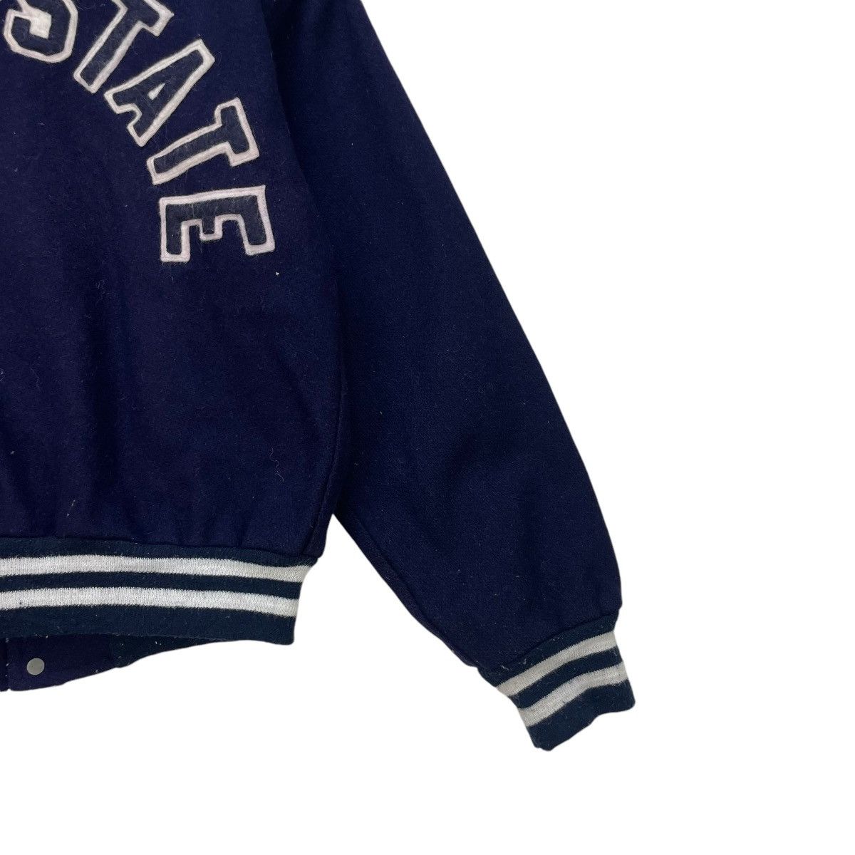 Vintage 💥Vintage Maple Athletic Sportwear Blank Varsity Jacket Size US S / EU 44-46 / 1 - 8 Thumbnail