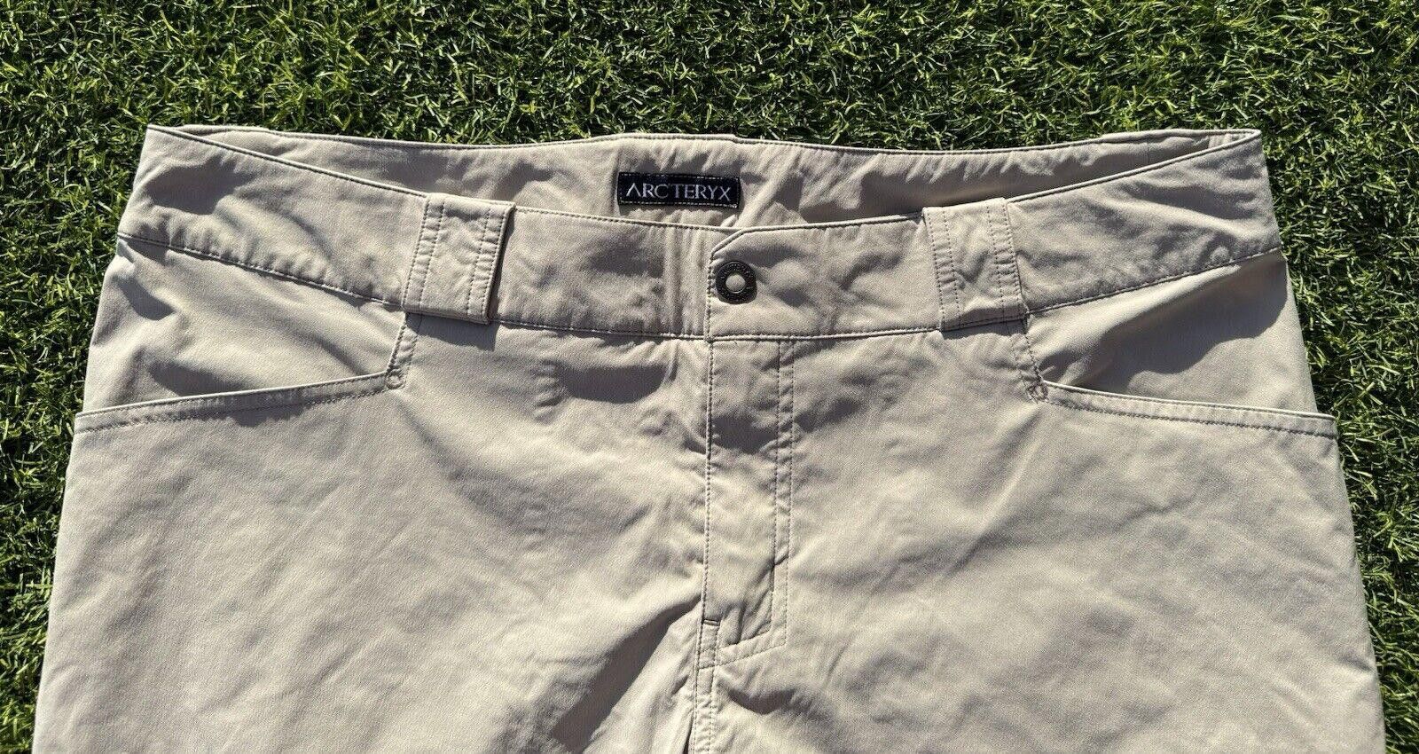 Arc'teryx Arcteryx Womens Pants Nylon Hiking Outdoors Khaki Tan sz 14 Size 36" / US 14 / IT 50 - 3 Thumbnail
