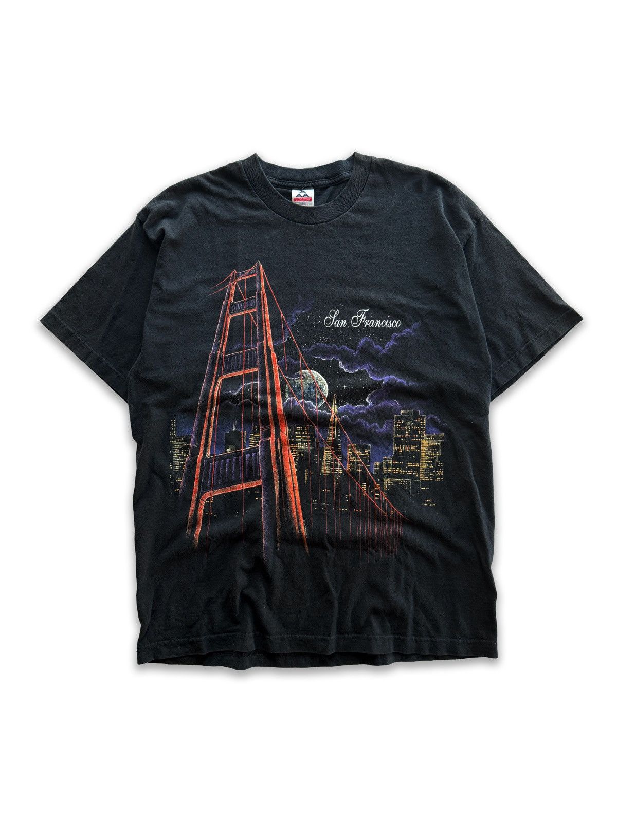 1998 Vintage San Francisco Night Skyline Tee