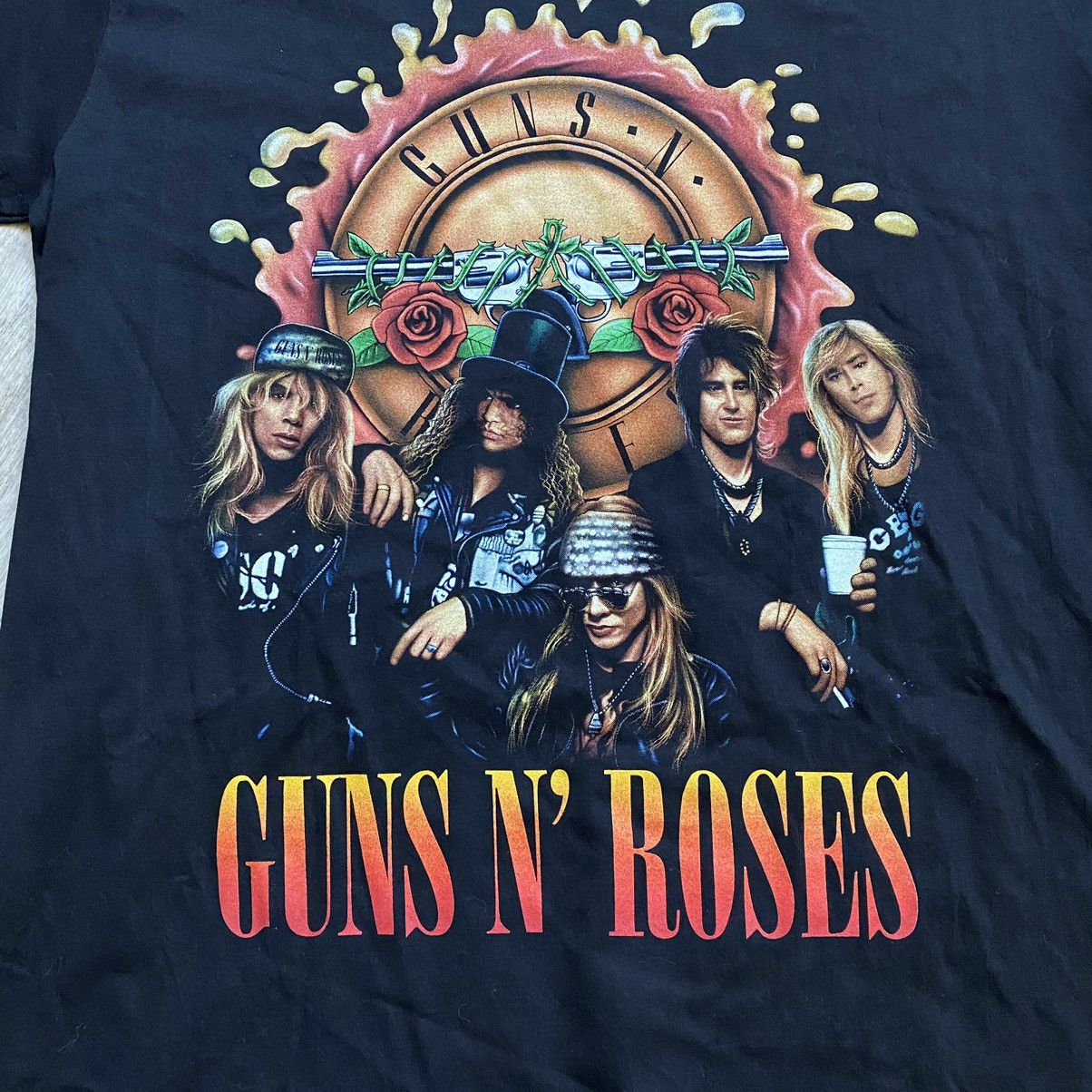 Band Tees VINTAGE GUNS N ROSES AXEL ROSE 90s T SHIRT ROCK Size US XL / EU 56 / 4 - 2 Thumbnail