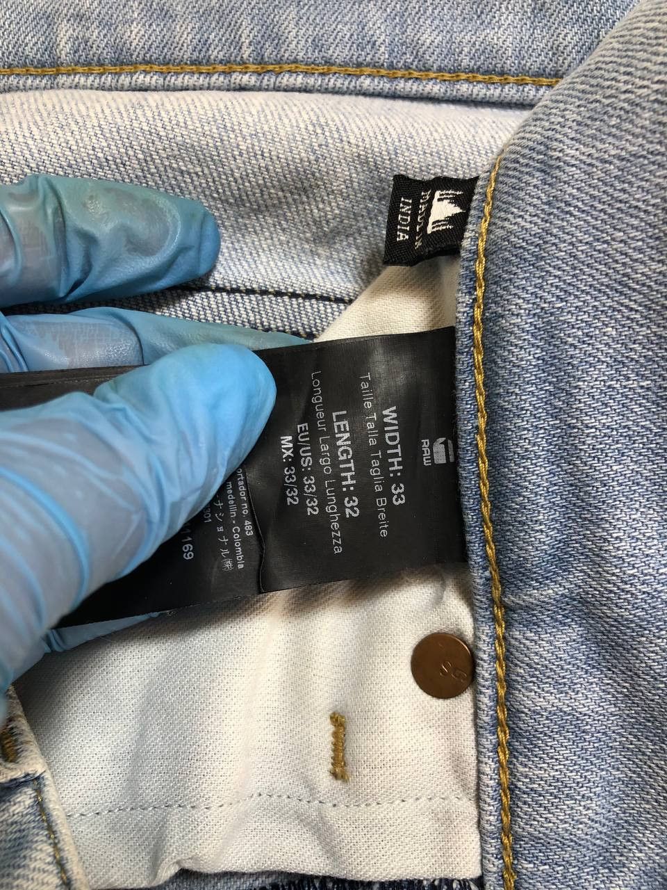 G-Star G star RAW tarred embro cargo jeans denim Size US 33 - 17 Thumbnail