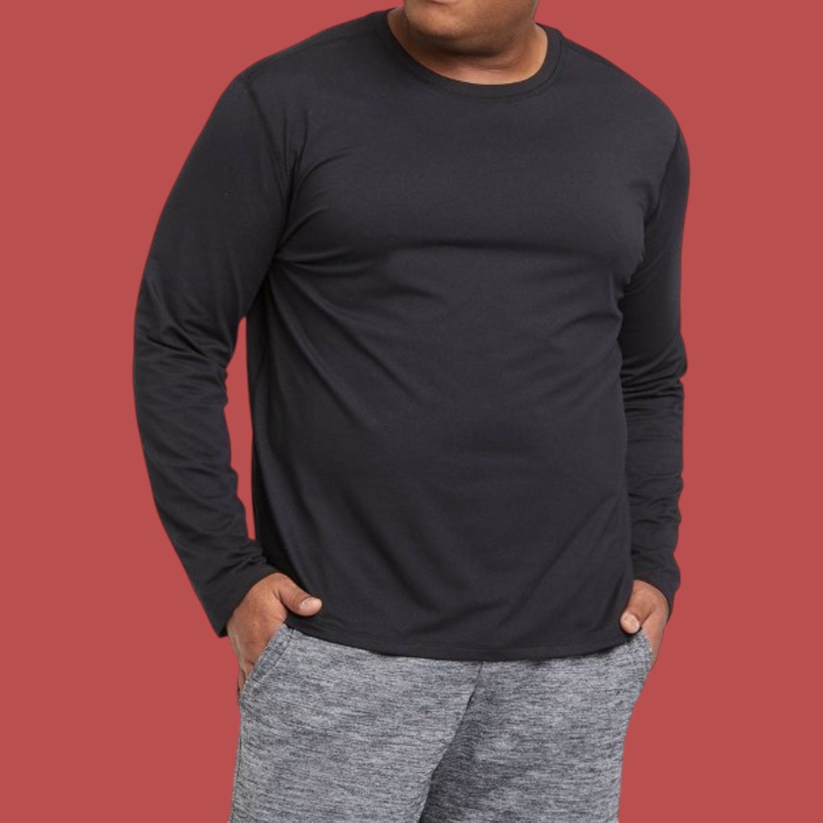 Other All In Motion - Men's Long Sleeve Performance T-Shirt - Blac Size US XL / EU 56 / 4 - 1 Thumbnail